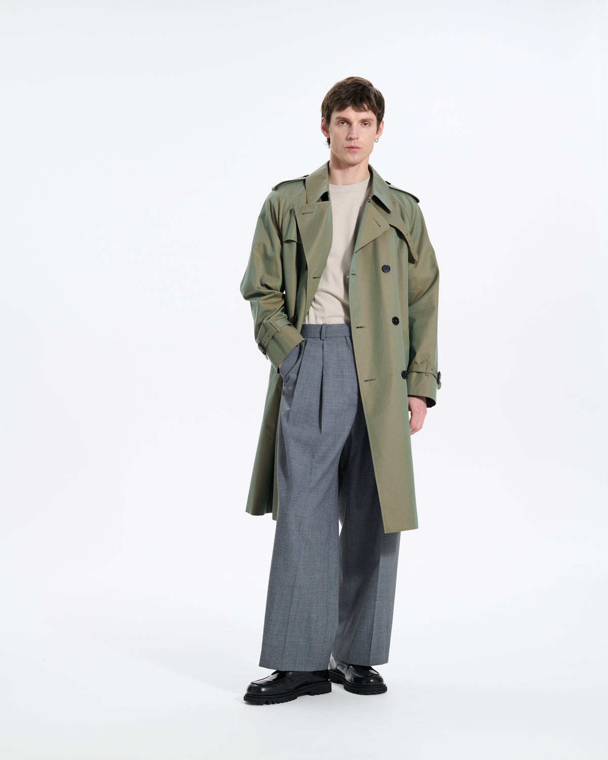 Mens Blanefield Gabardine Double Breasted Trench Coat – Mackintosh