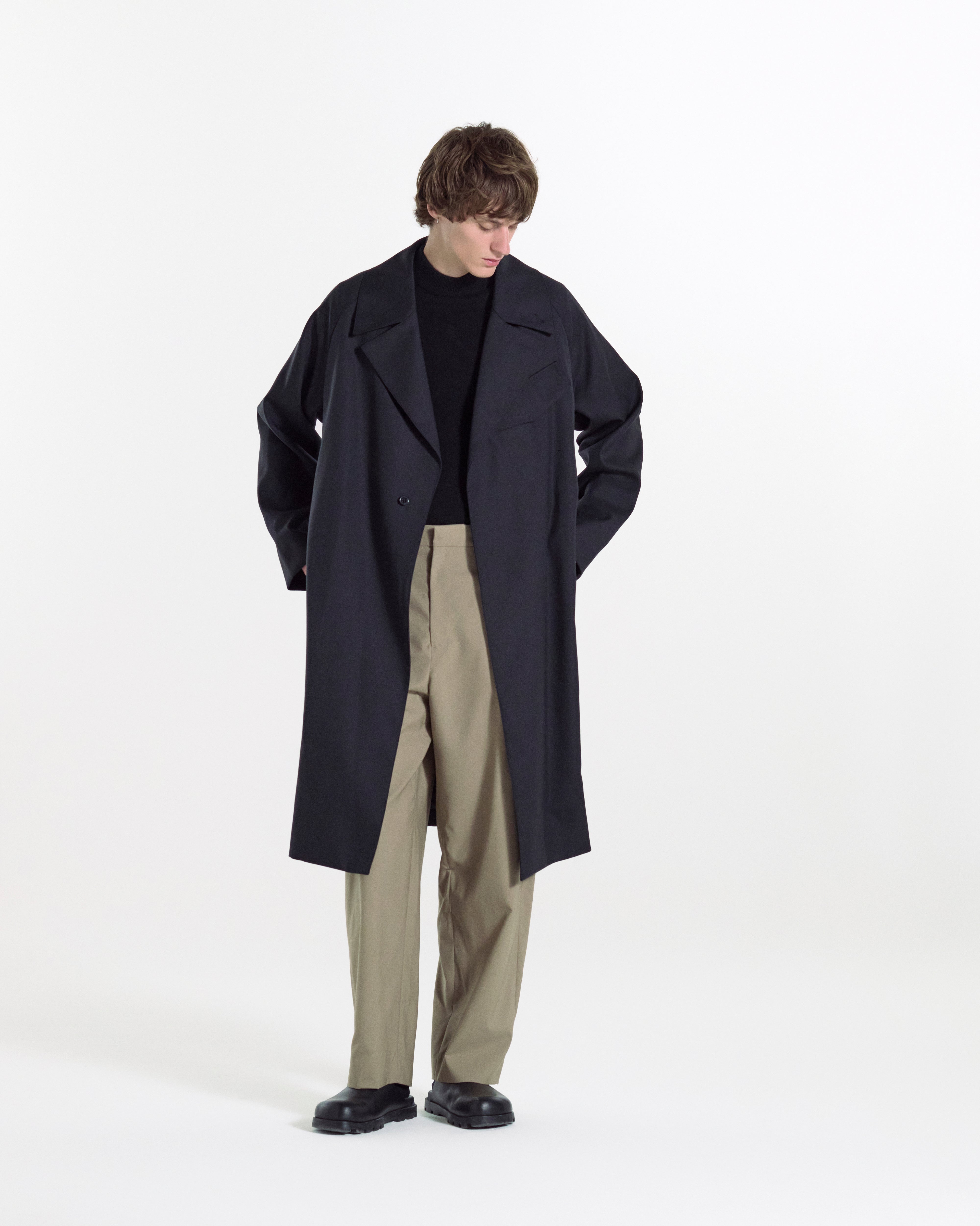 Laggan Belted Wool Gabardine Trench Coat