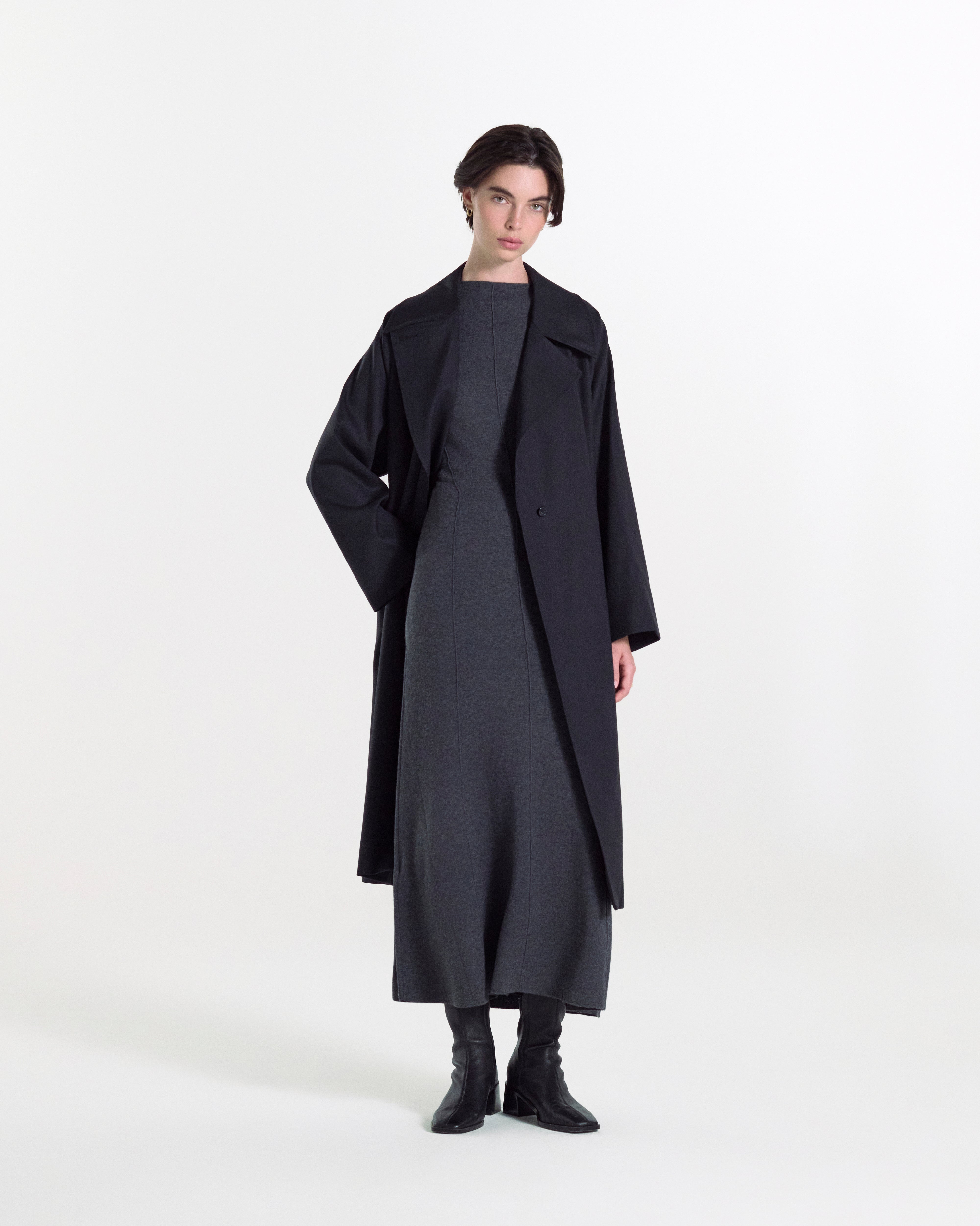 Laggan Belted Wool Gabardine Trench Coat