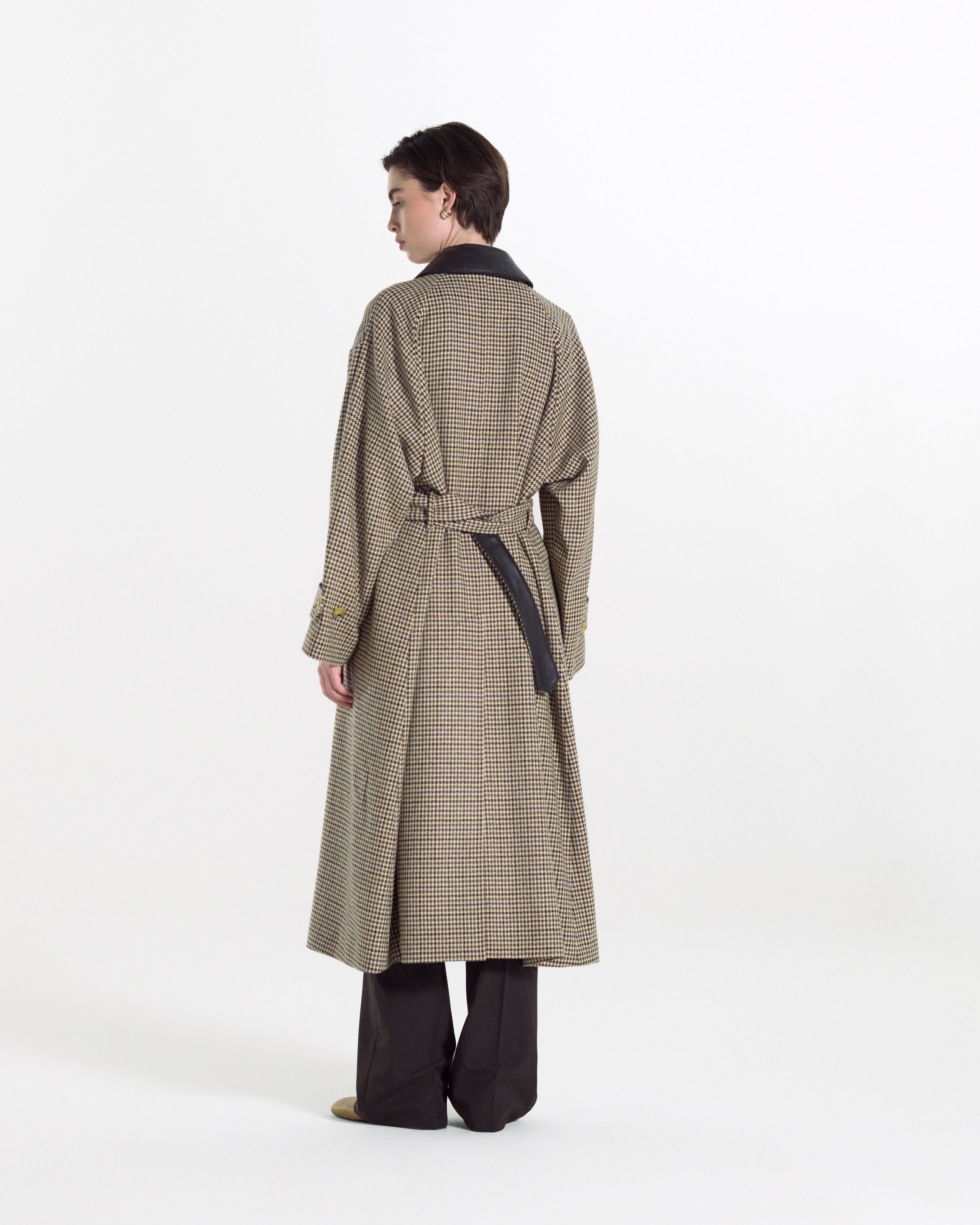 ウィメンズ BELTED BOWLAND - アルパカウール トレンチコート – Mackintosh