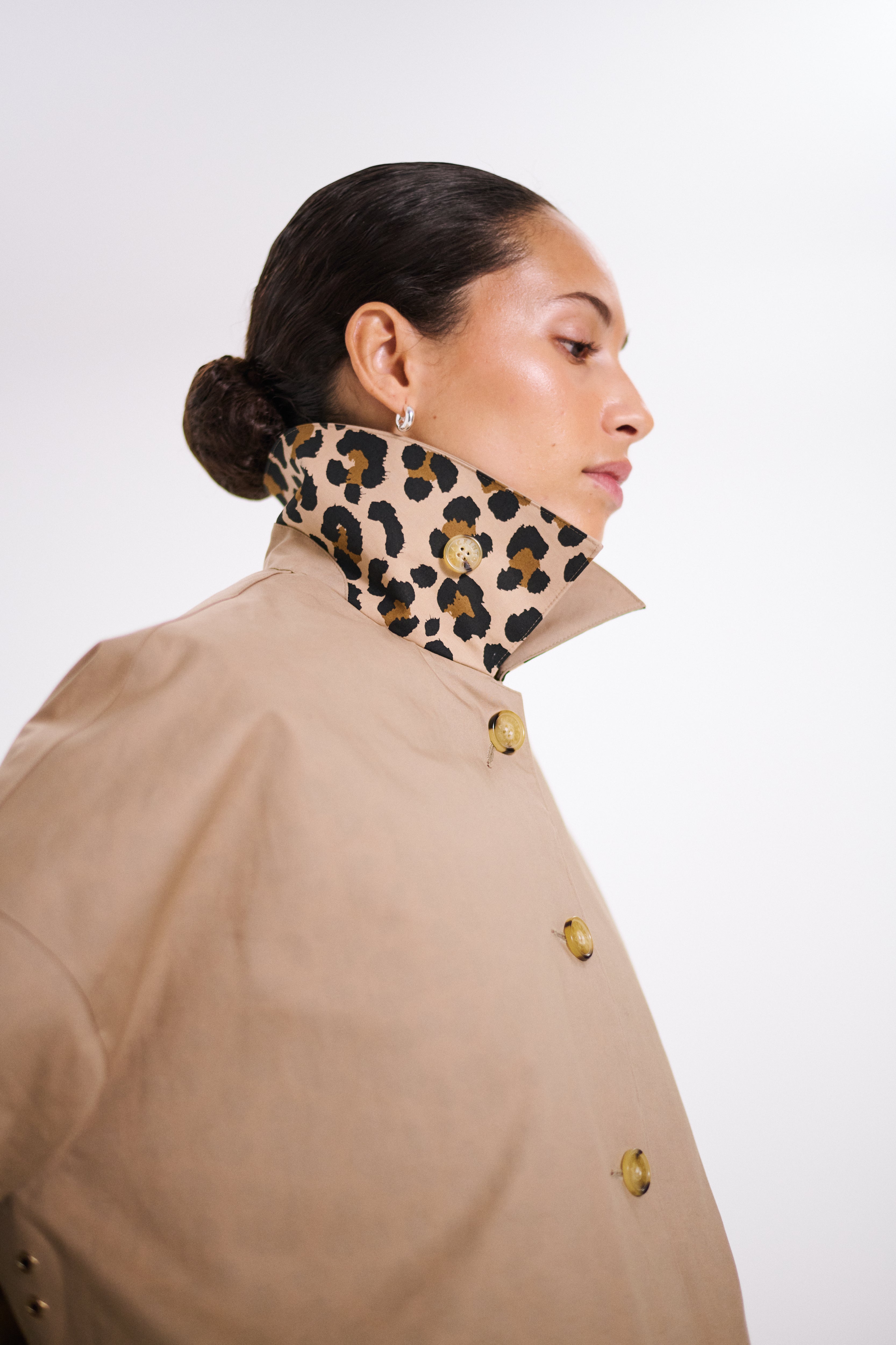 マッキントッシュハンビーレオパードスプリングコート MACKINTOSH (マッキントッシュ) レディース HUMBIE (LEO) ハンビー