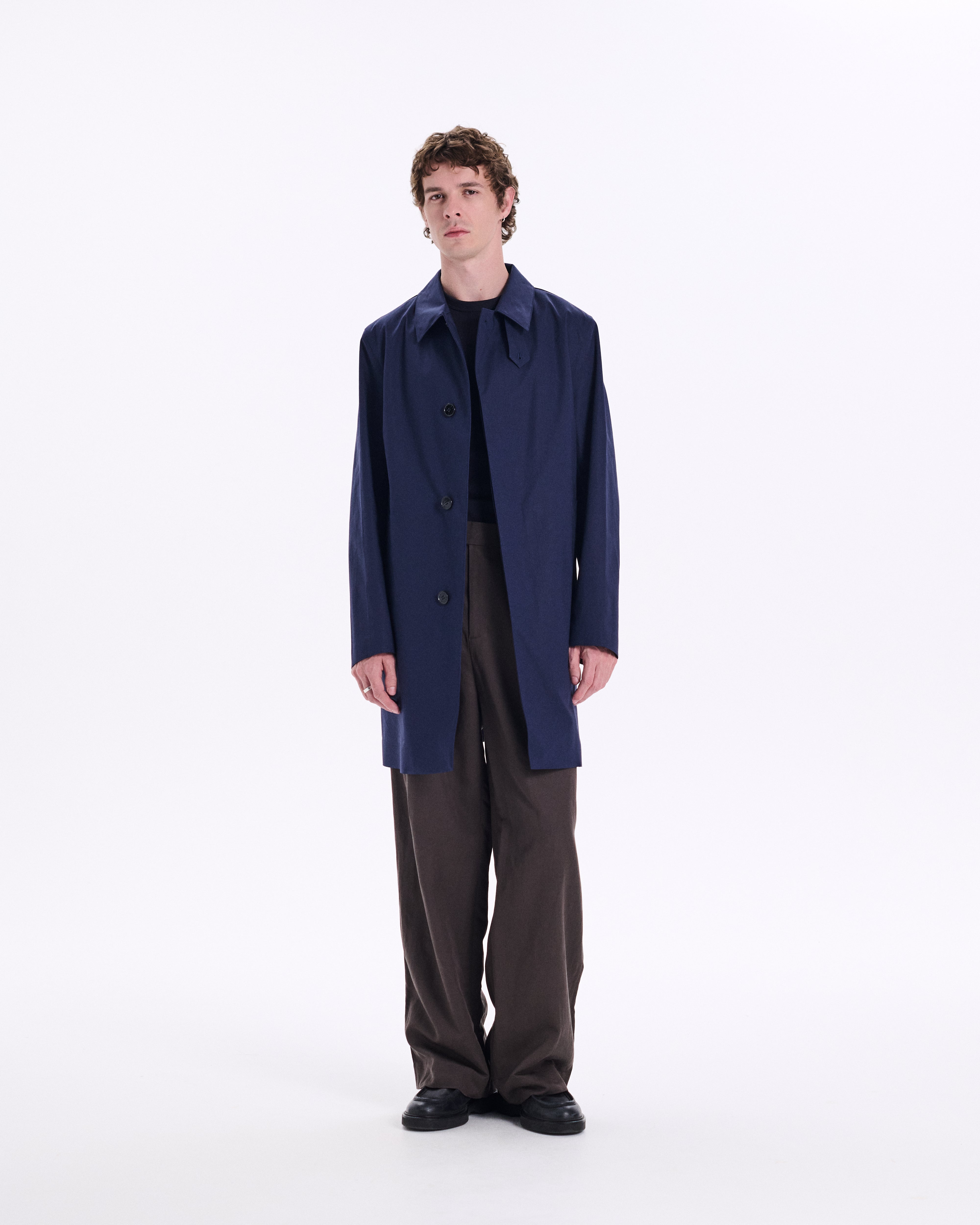 マッキントッシュ ダヌーンフード 透湿防水 ミドル丈 40 ネイビー マッキントッシュ MACKINTOSH メンズ GTS DUNOON HOOD ダヌーンフード