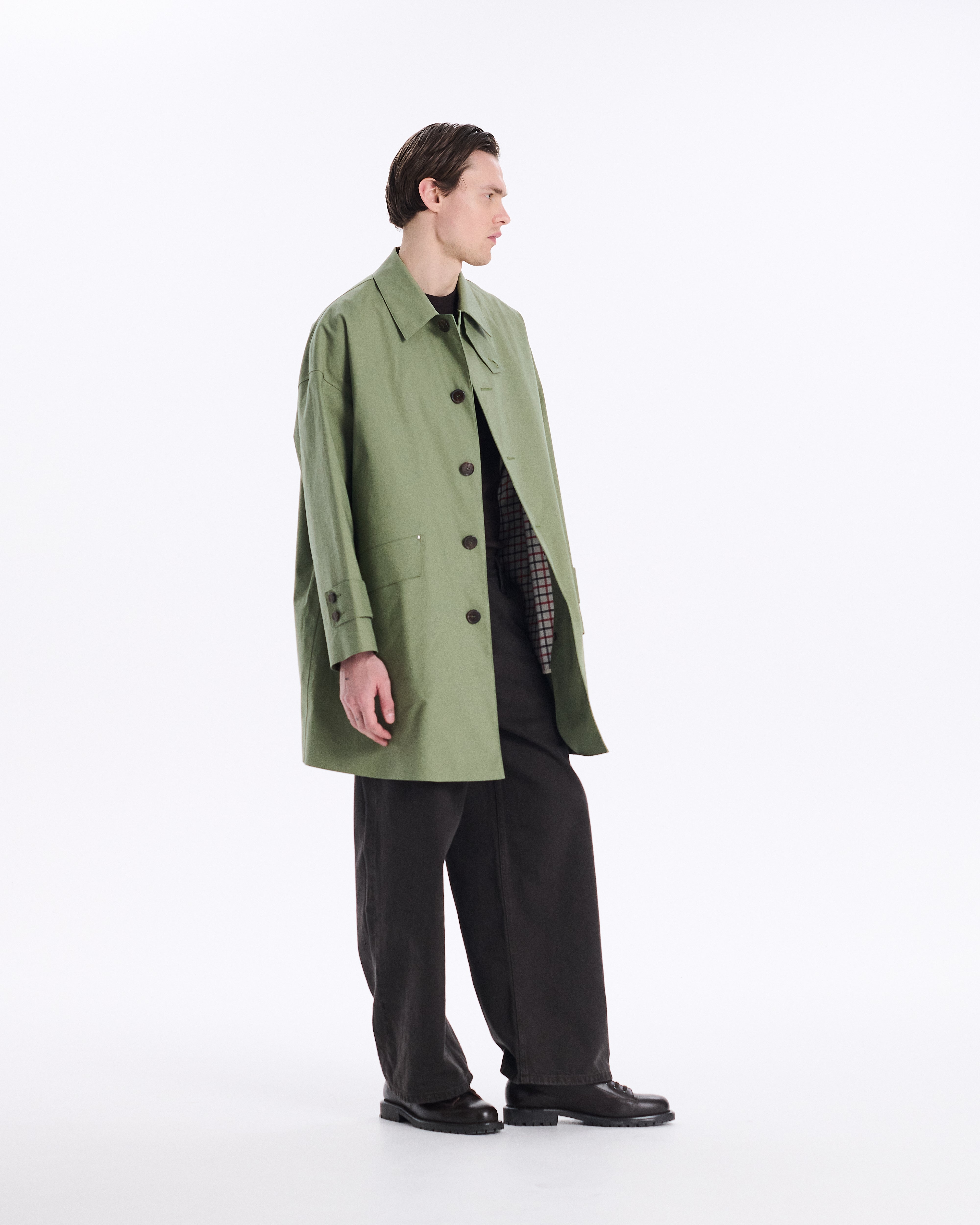 【期間限定値下げ】マッキントッシュ メンズ　ウールコート　カーキ Mackintosh（マッキントッシュ） ステンカラーコート コート 「別注