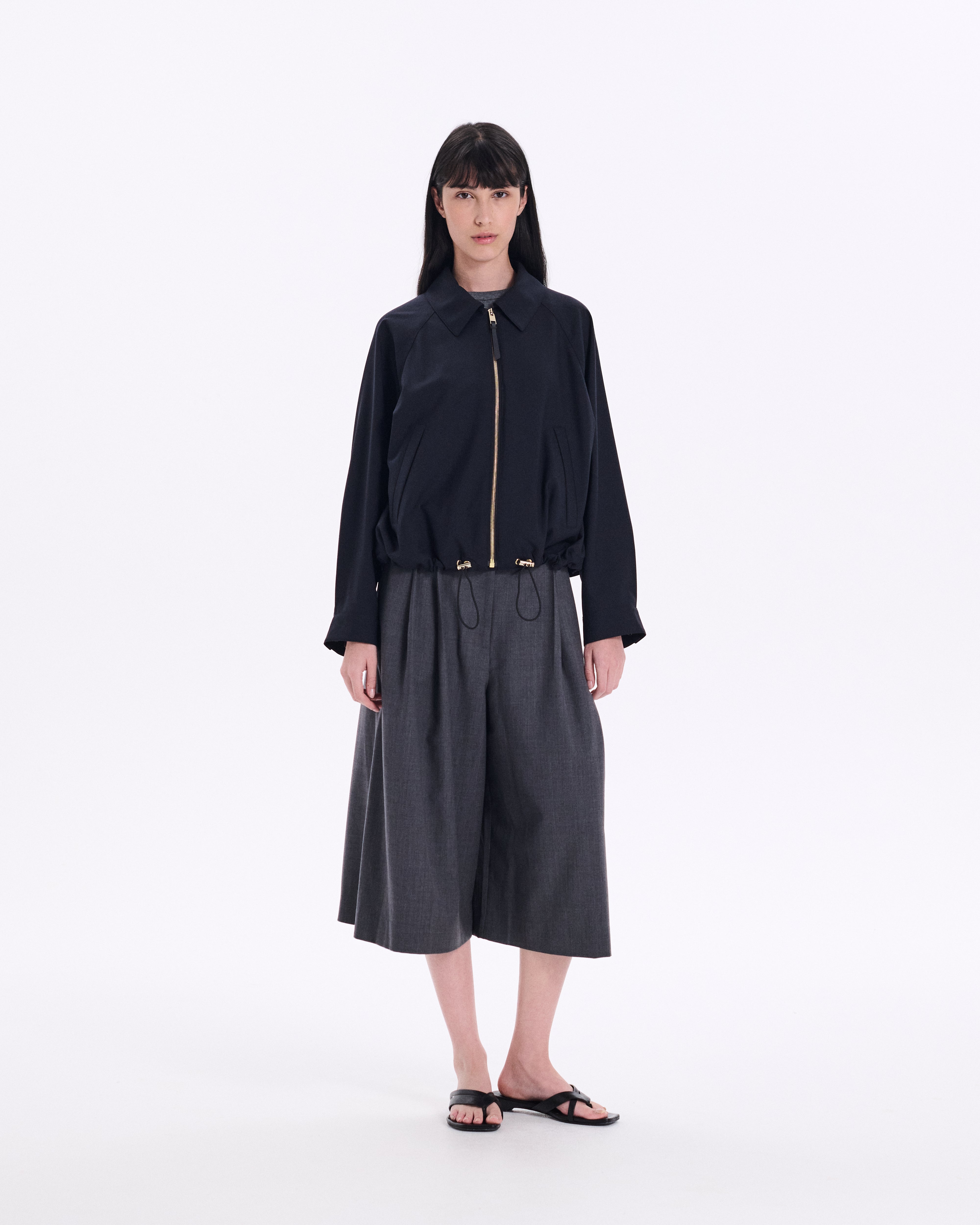 極美品✨️5万 マッキントッシュ ウェリントンショートジャケット 38 紺 撥水 WEB&一部店舗限定】ハイカウントウェザー WELLINGTON short