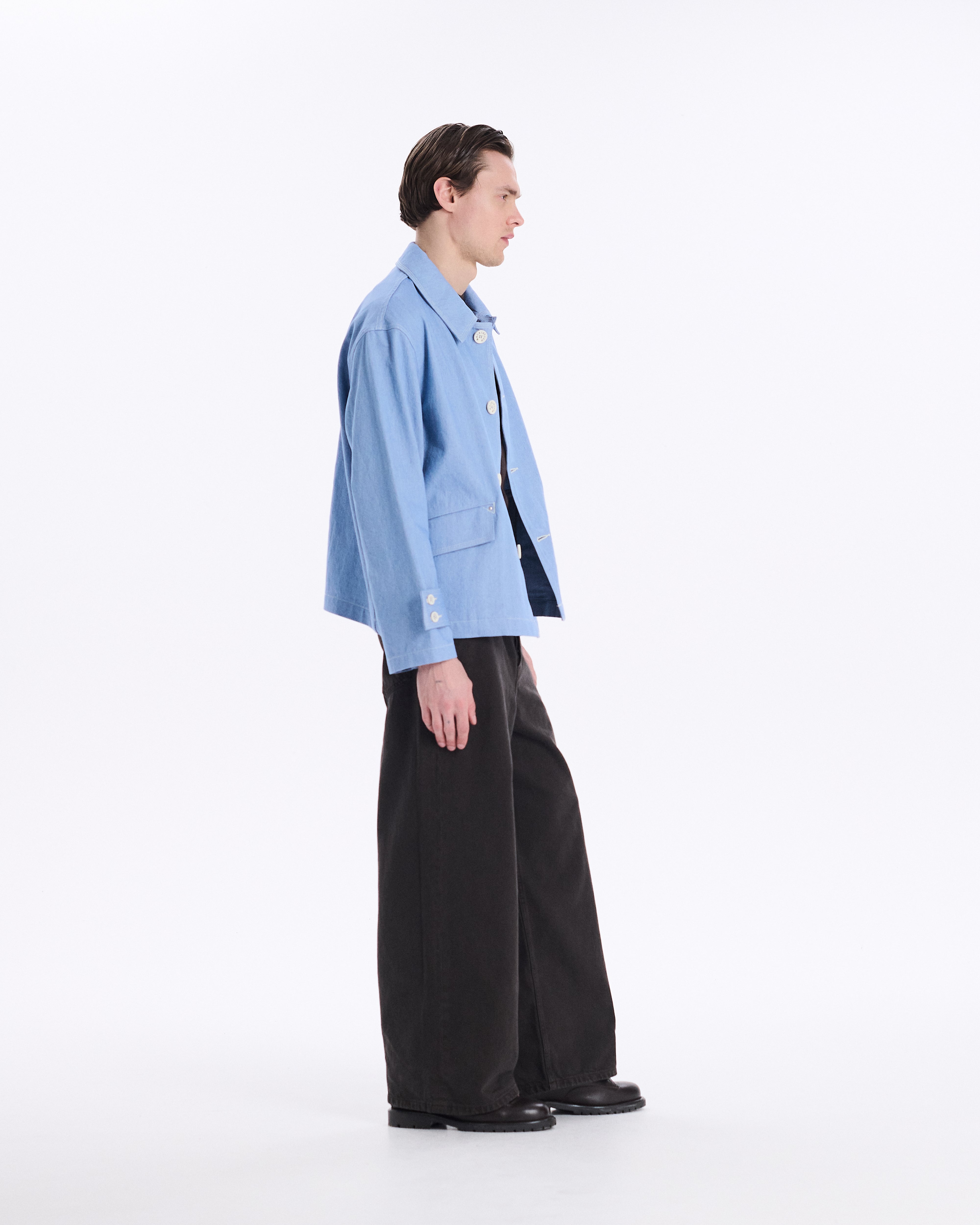 Men's Humbie Slim Short Denim Jacket – Mackintosh