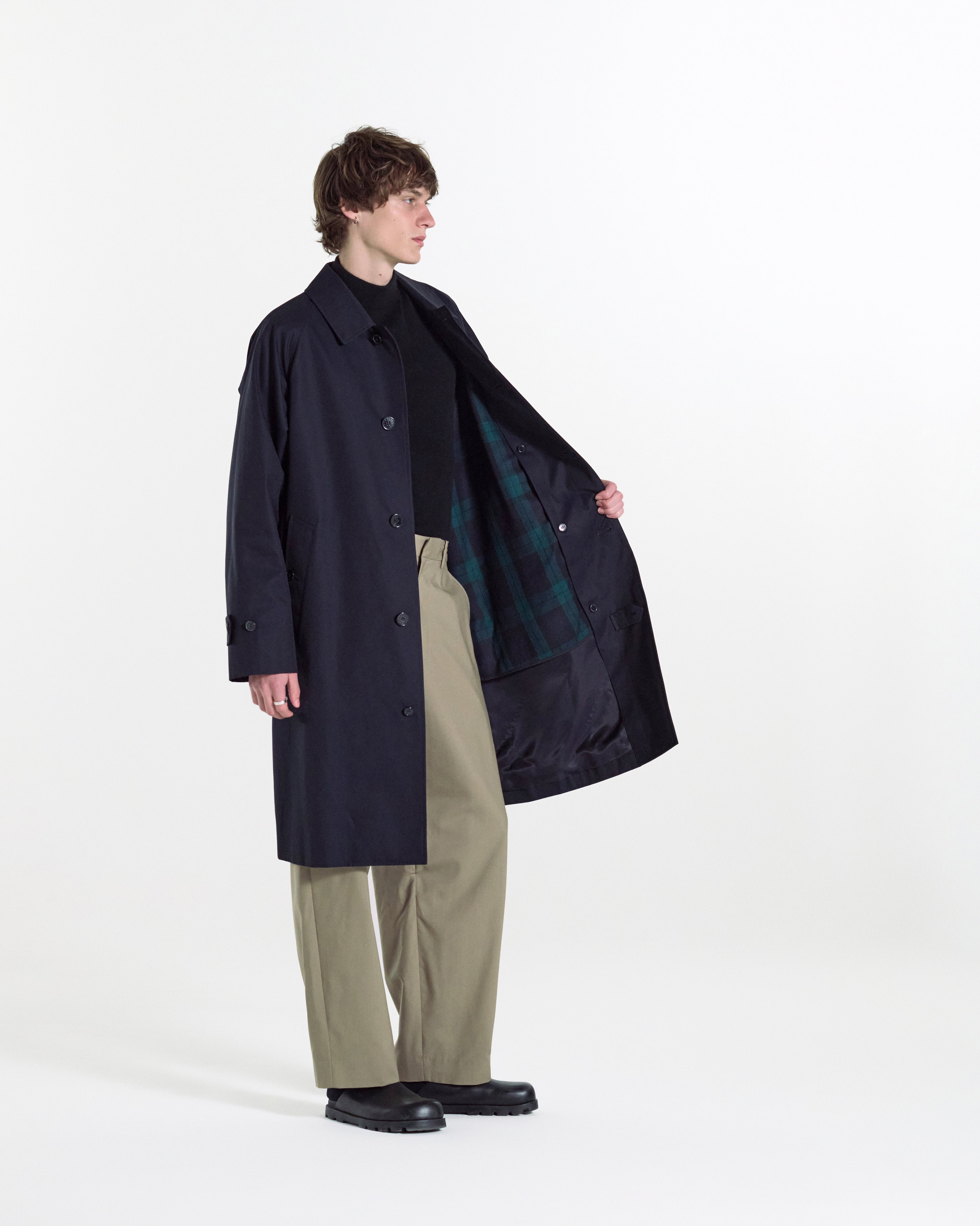 MACKINTOSH ダブルブレストトレンチコート Mサイズ 黒 レディーストレンチコート | マッキントッシュ オフィシャル