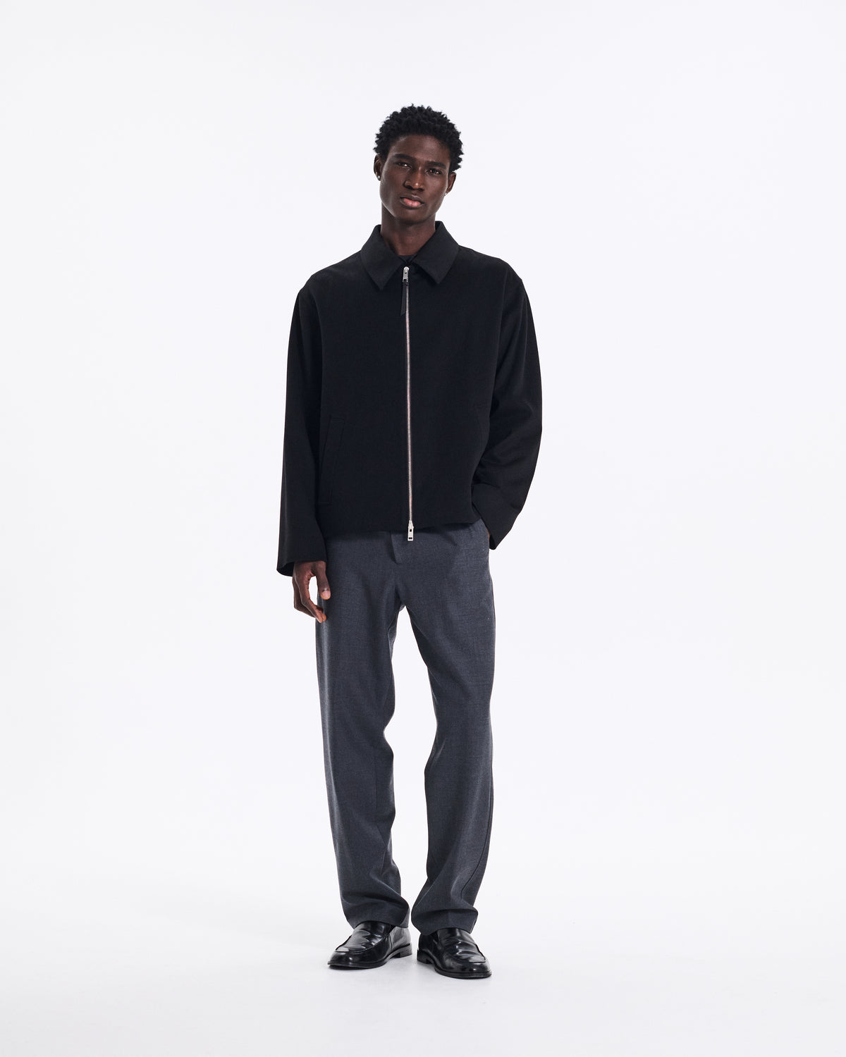 Birgham Cashmere Zip-up Jacket