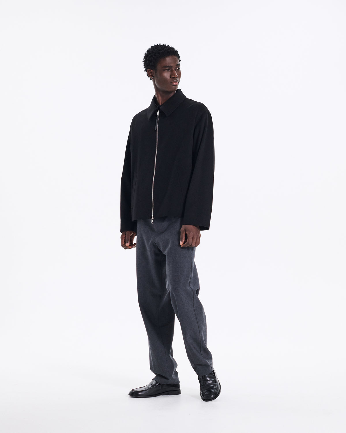 Birgham Cashmere Zip-up Jacket