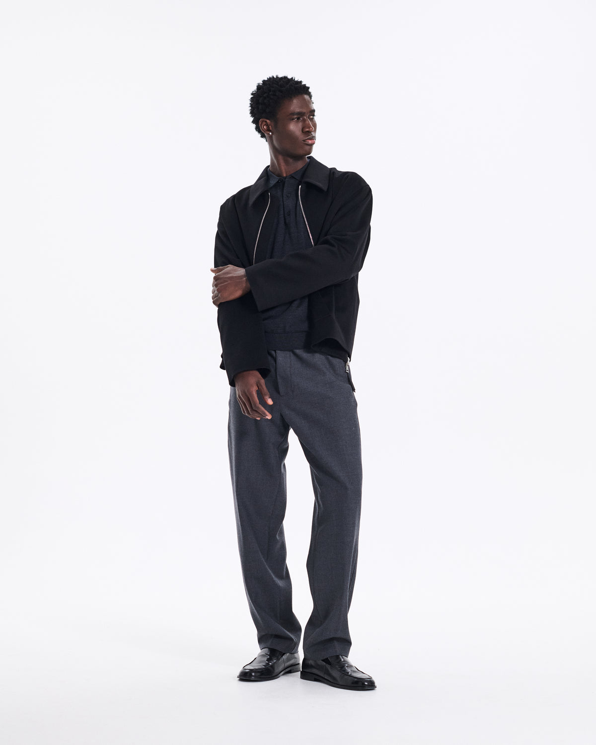 Birgham Cashmere Zip-up Jacket
