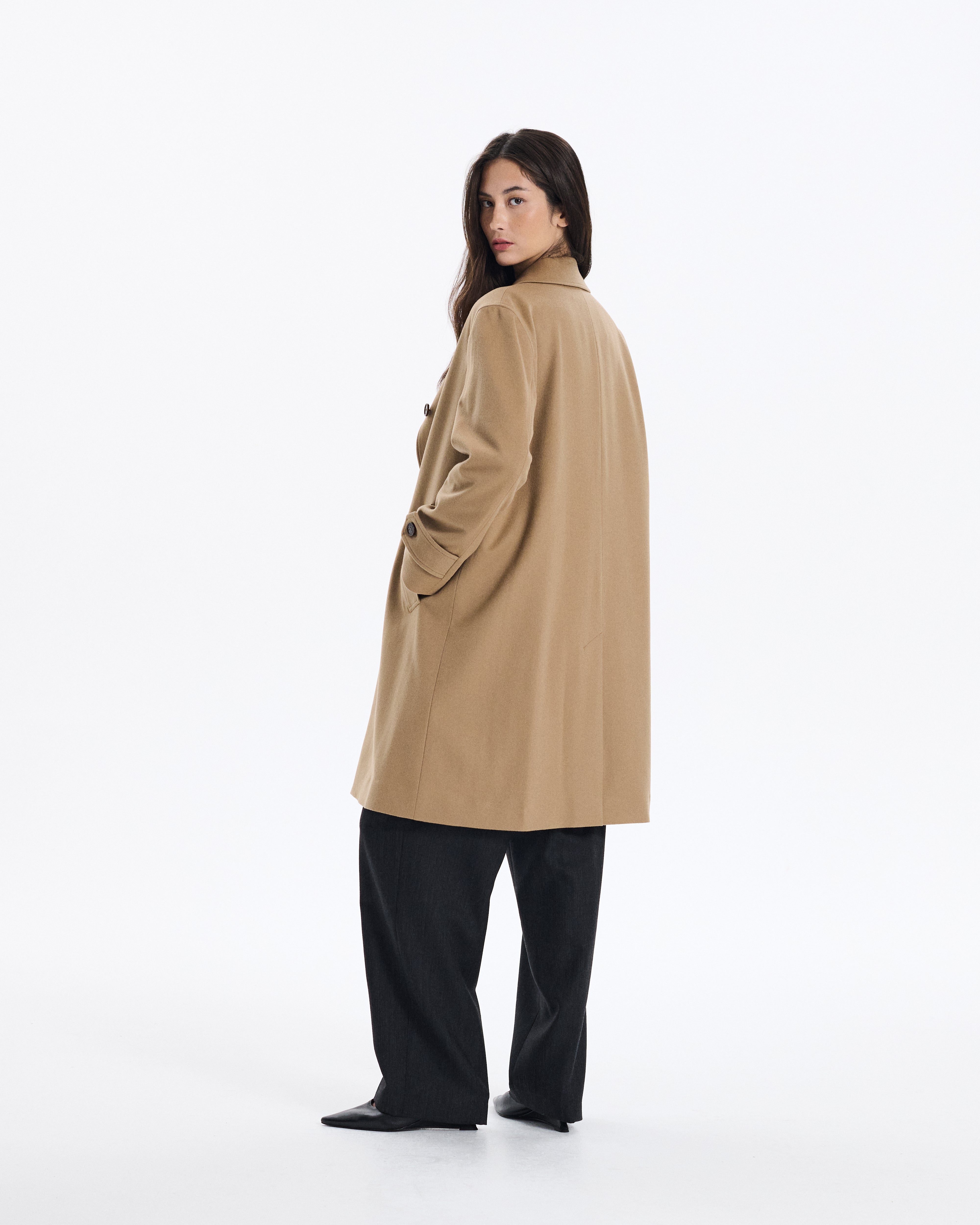 ウィメンズ バントン ウールコート ベージュ – Mackintosh