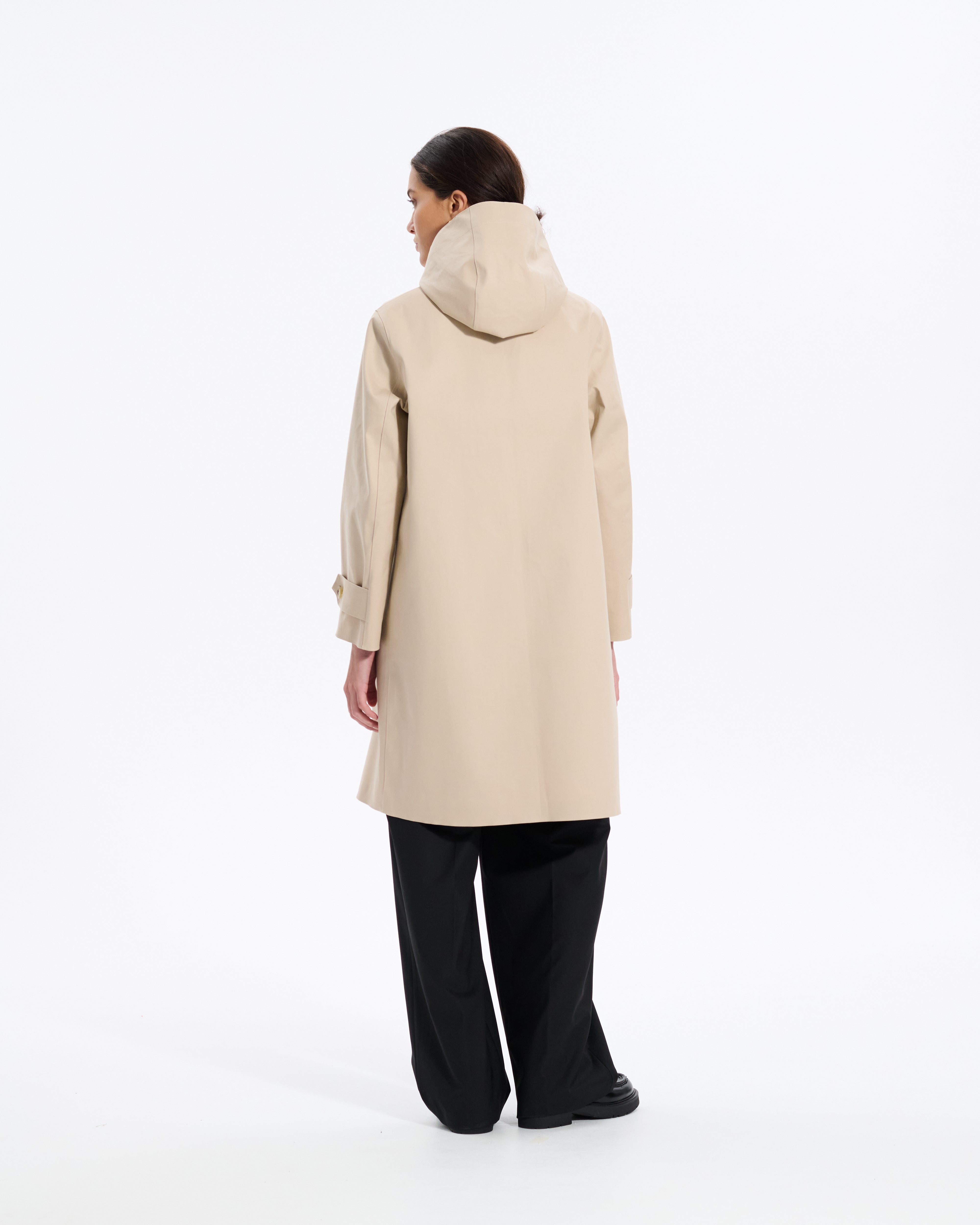 Watten Rubberised Hooded 3/4 Length Coat