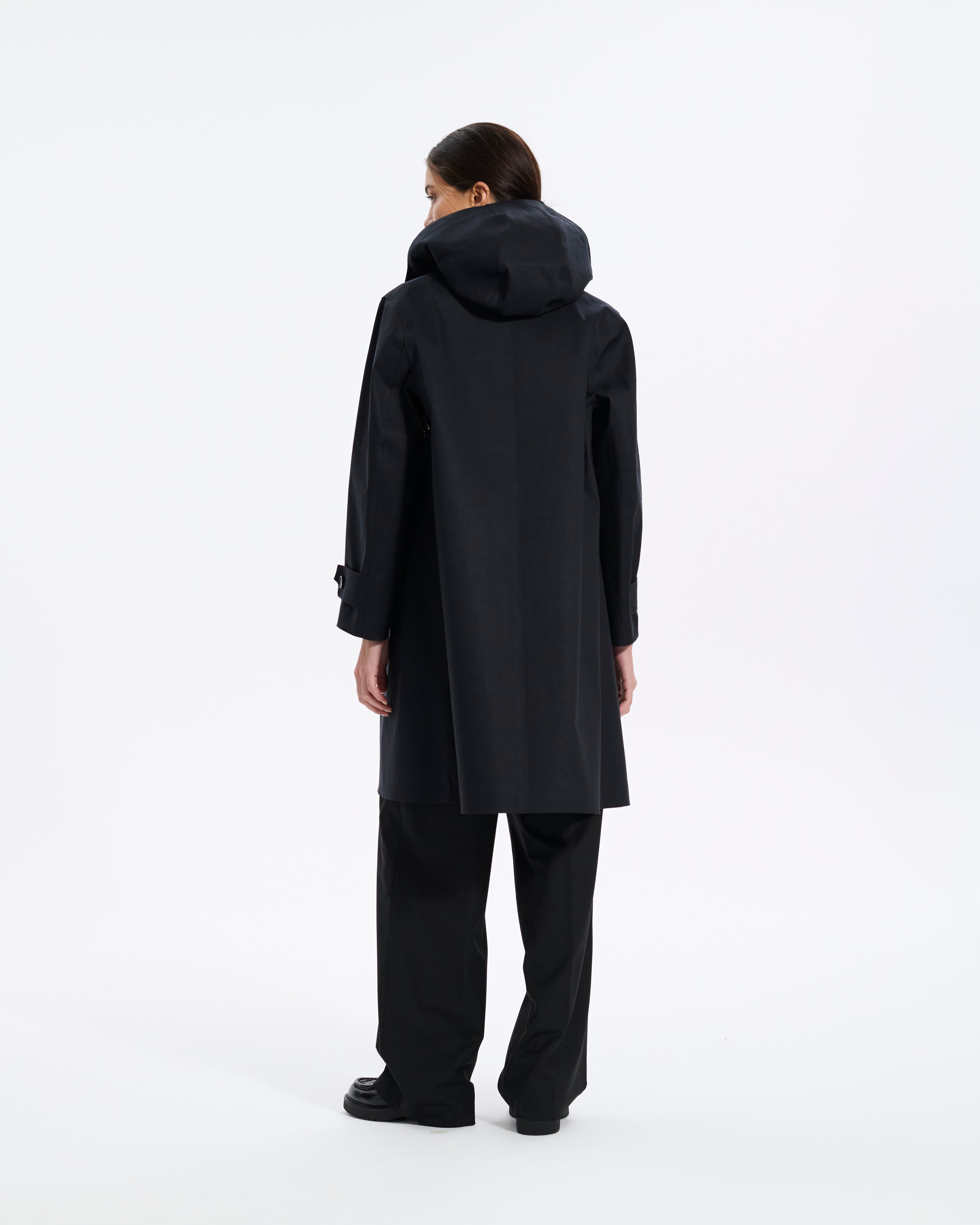 Watten Rubberised Hooded 3/4 Length Coat
