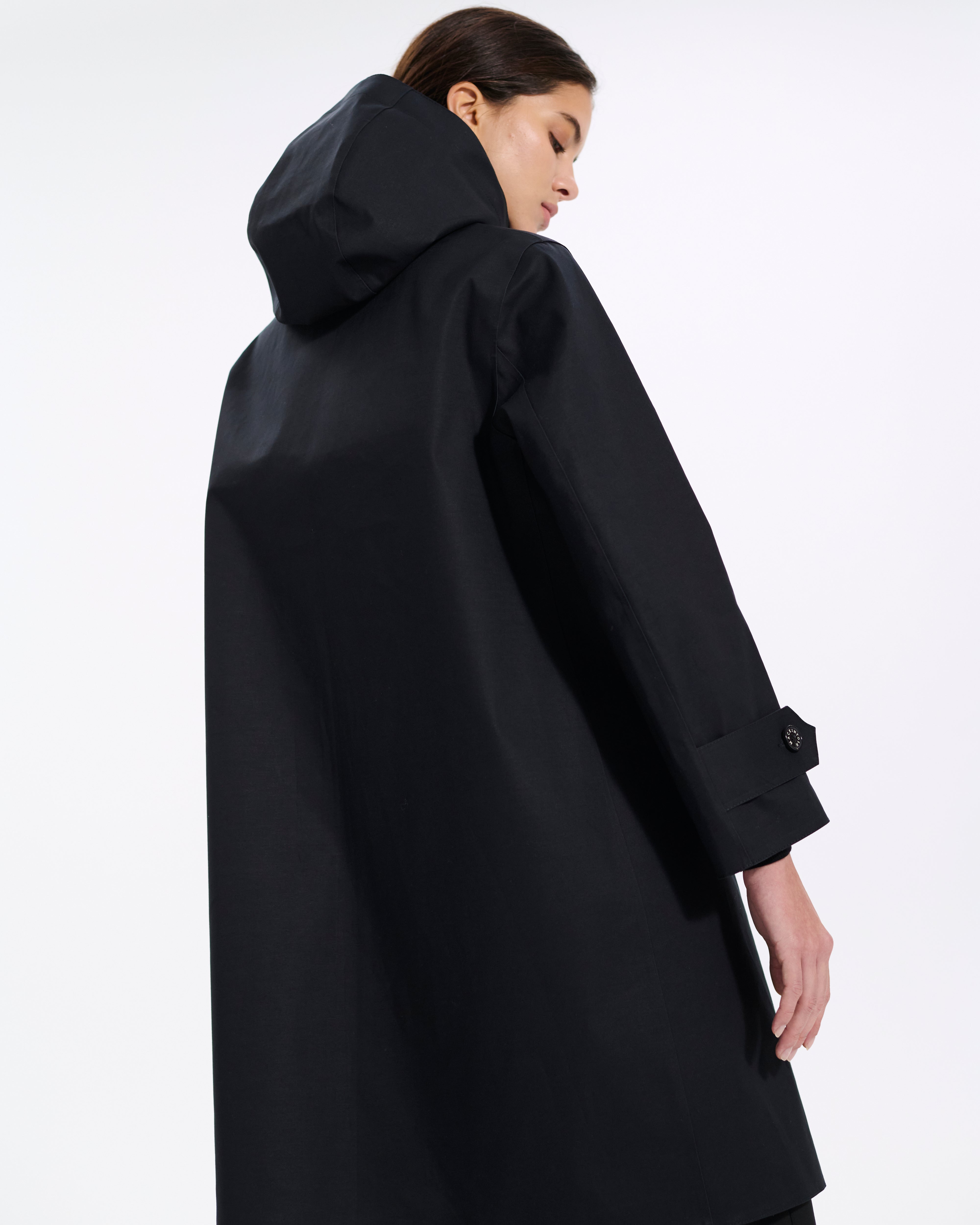 Watten Rubberised Hooded 3/4 Length Coat