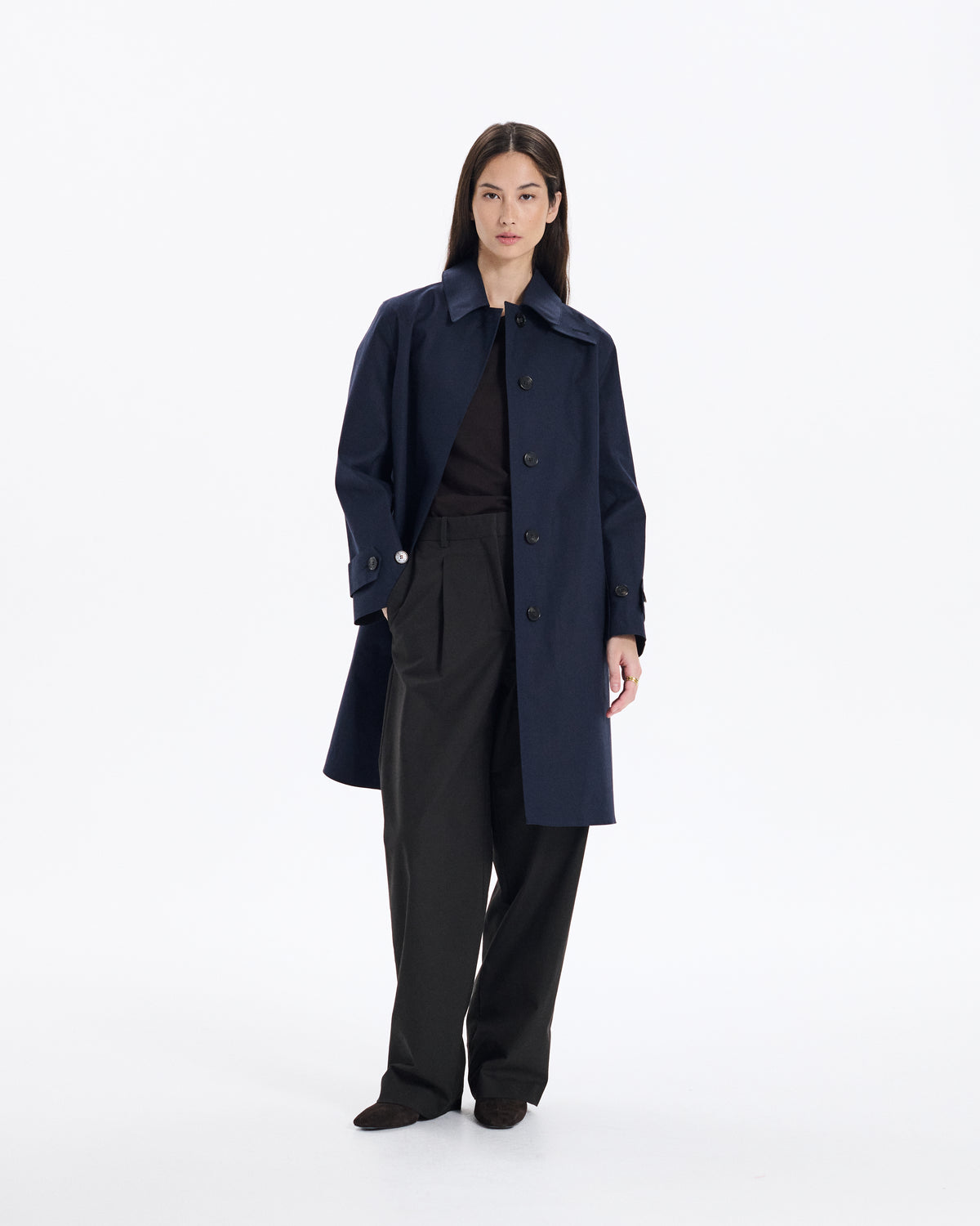 Banton Rubberised 3/4 Length Coat