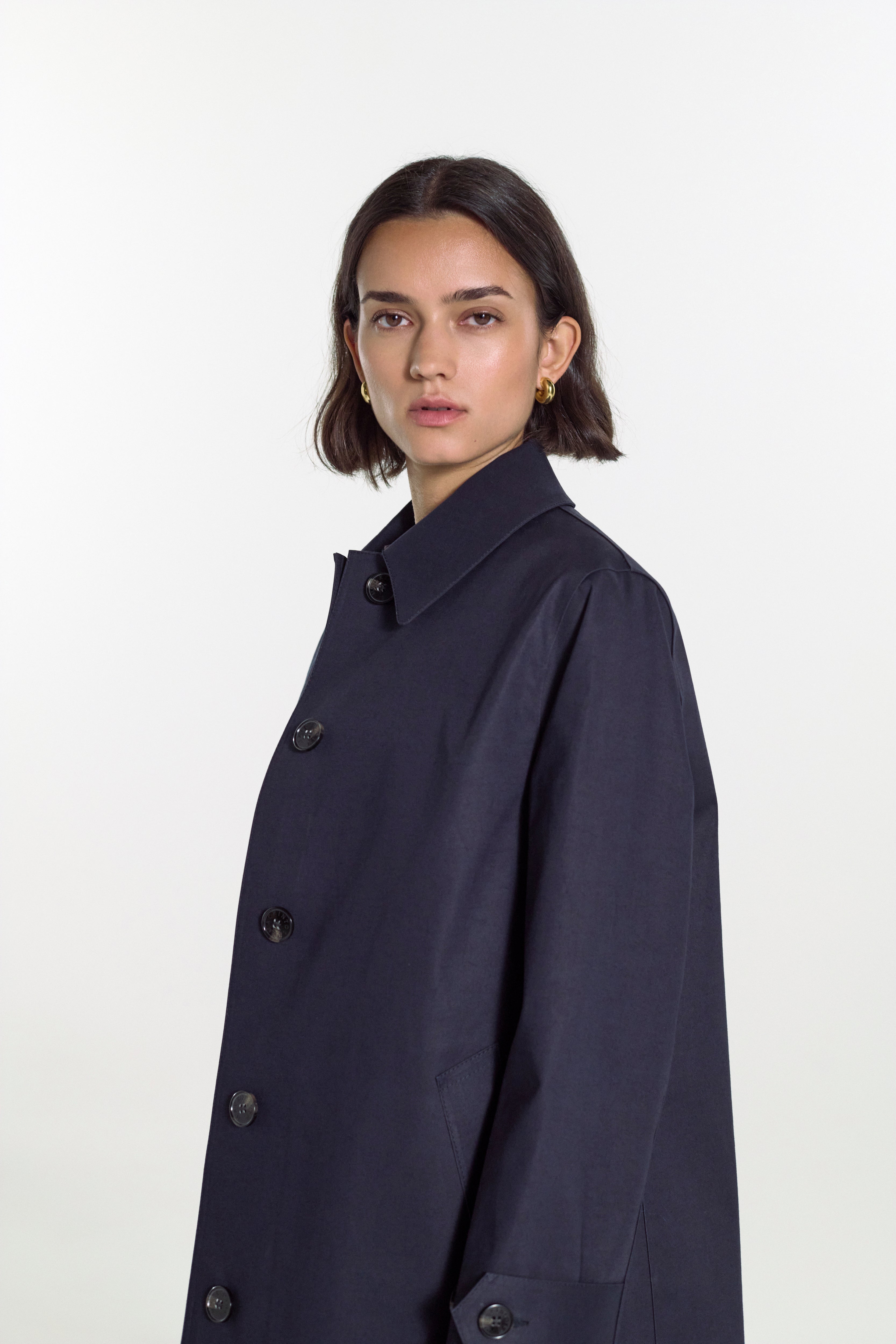 Banton Rubberised 3/4 Length Coat