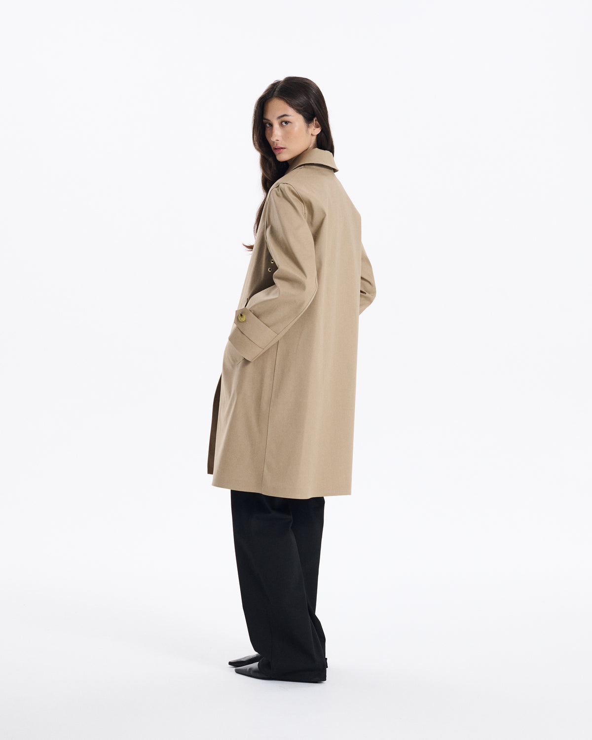 Banton Rubberised 3/4 Length Coat