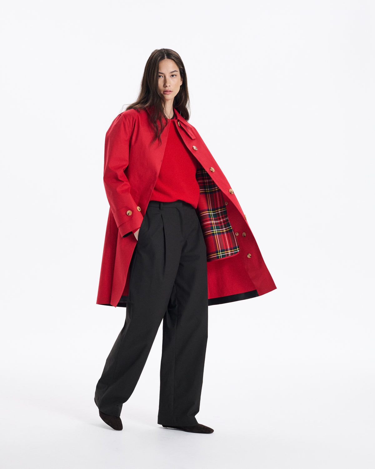 Banton Rubberised 3/4 Length Coat