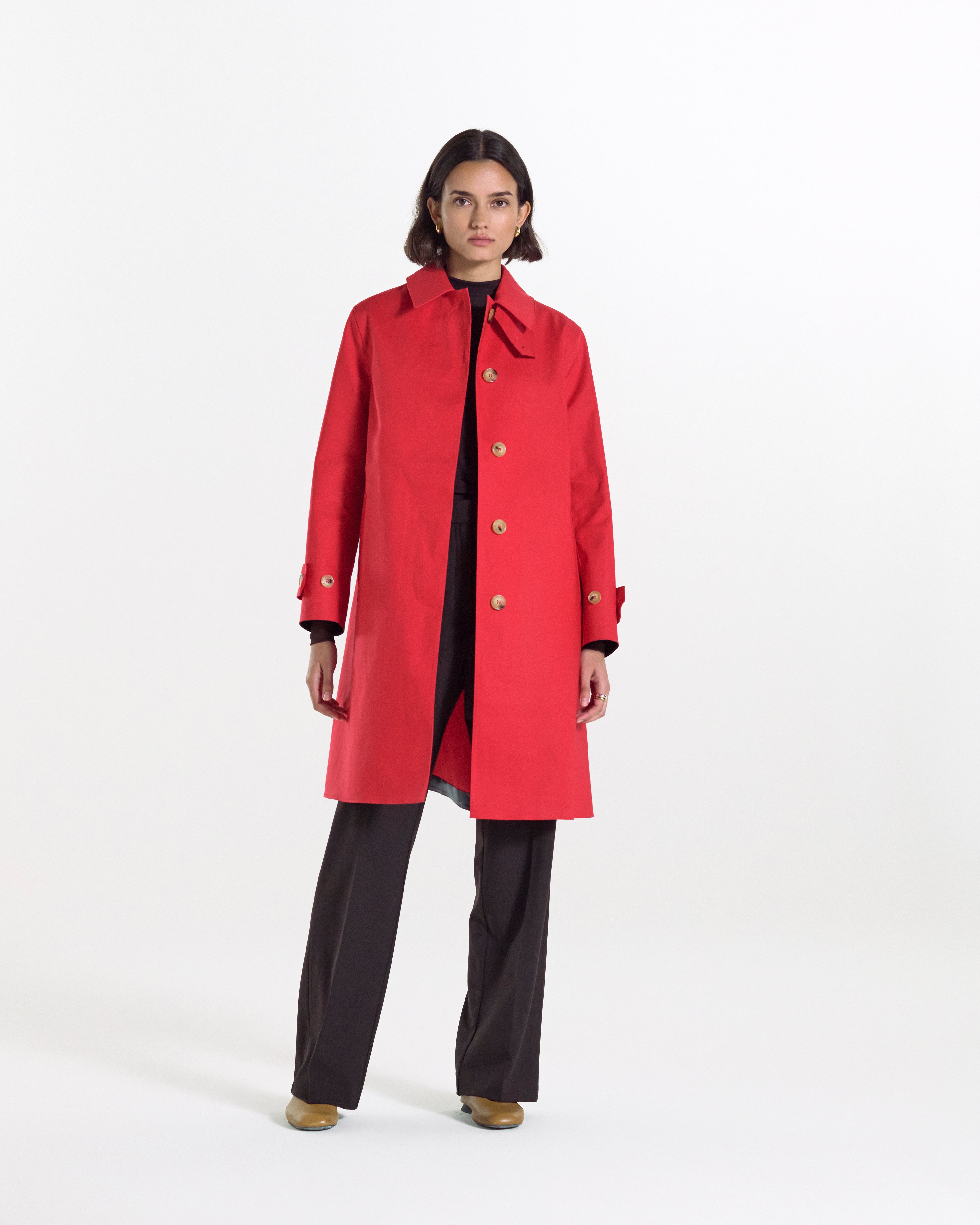 Banton Rubberised 3/4 Length Coat