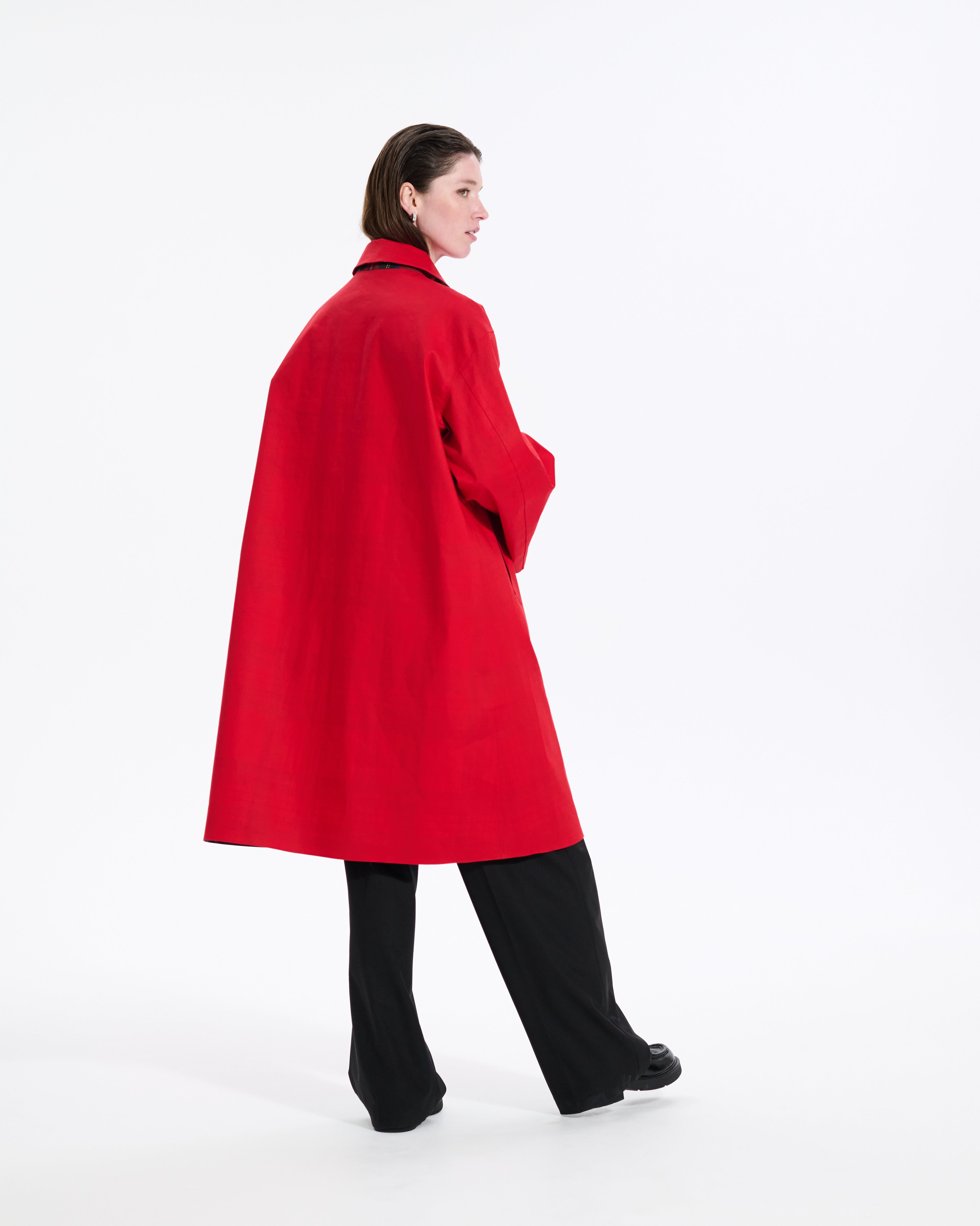 Maree Reversible Rubberised Coat