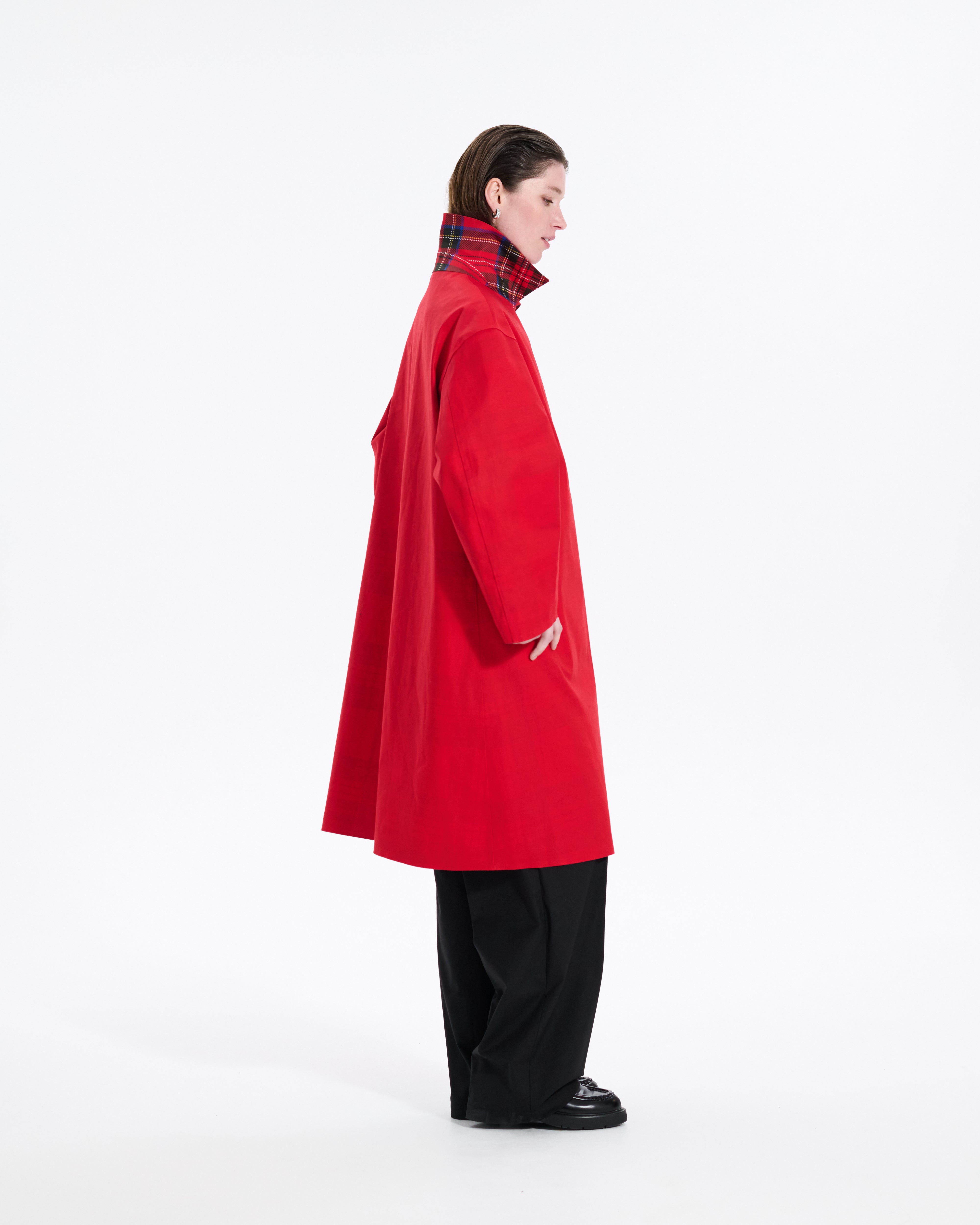 Maree Reversible Rubberised Coat