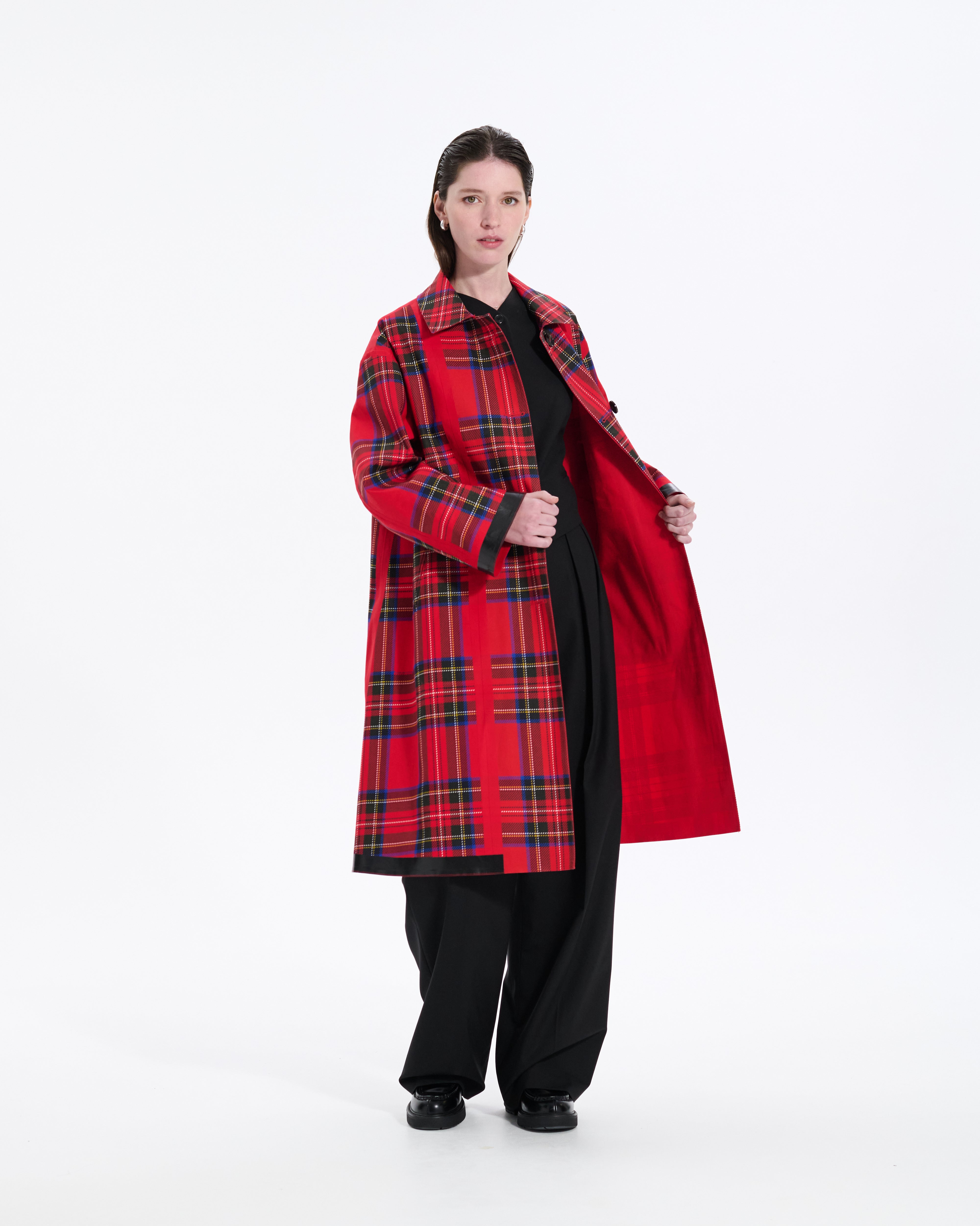 Maree Reversible Rubberised Coat