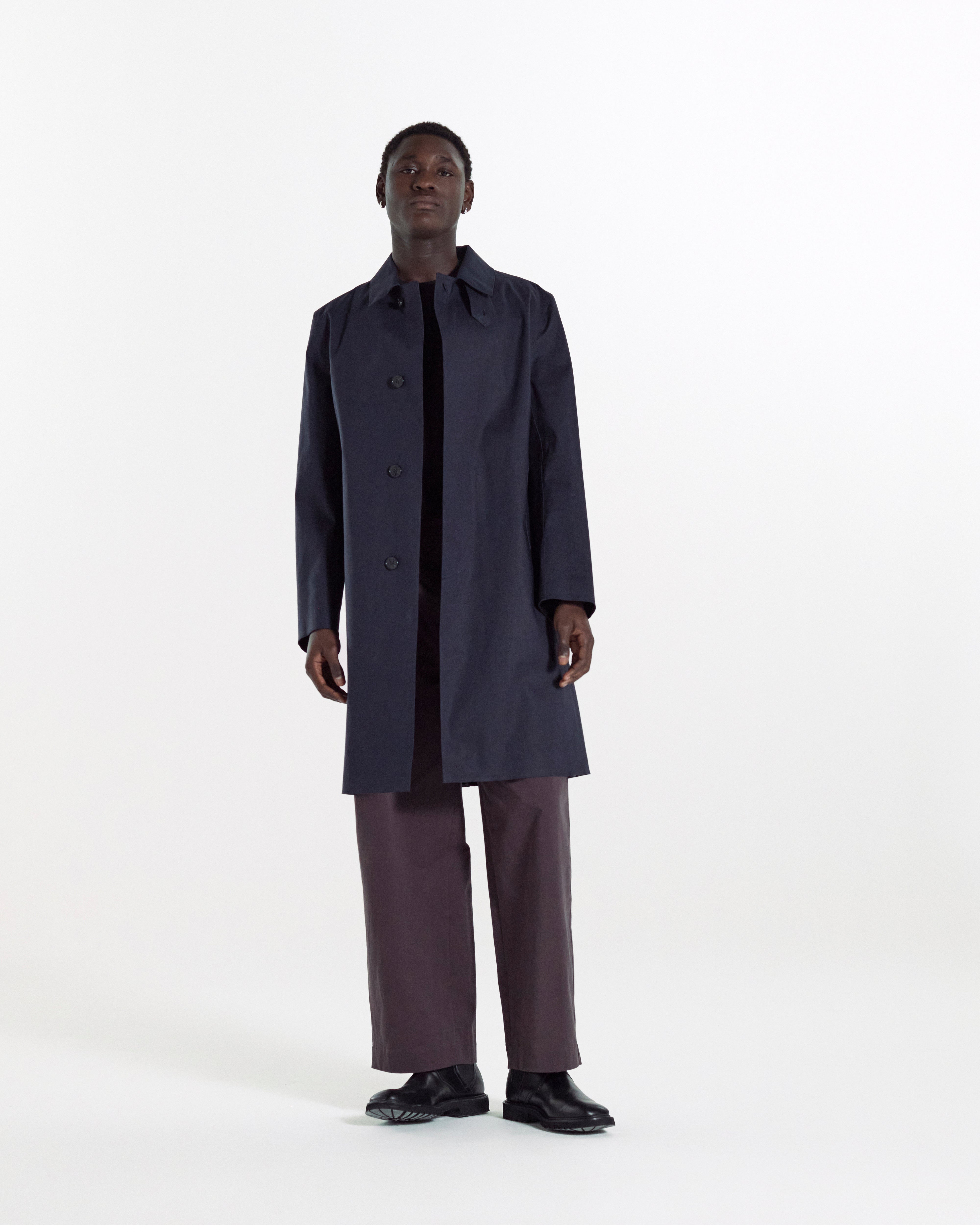 Mens Dunkeld Rubberised 3/4 Length Coat – Mackintosh