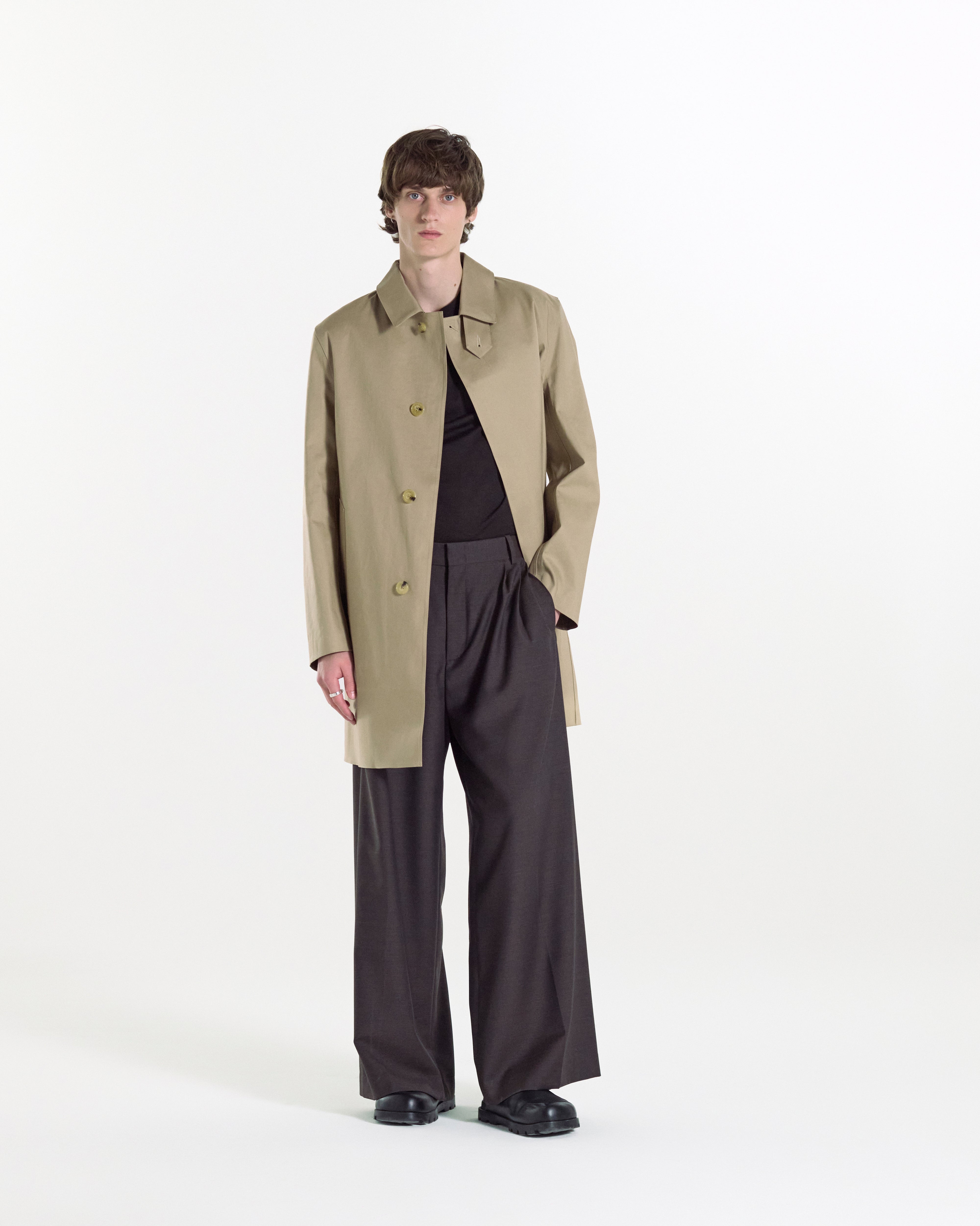Dunoon Rubberised Mid Length Coat