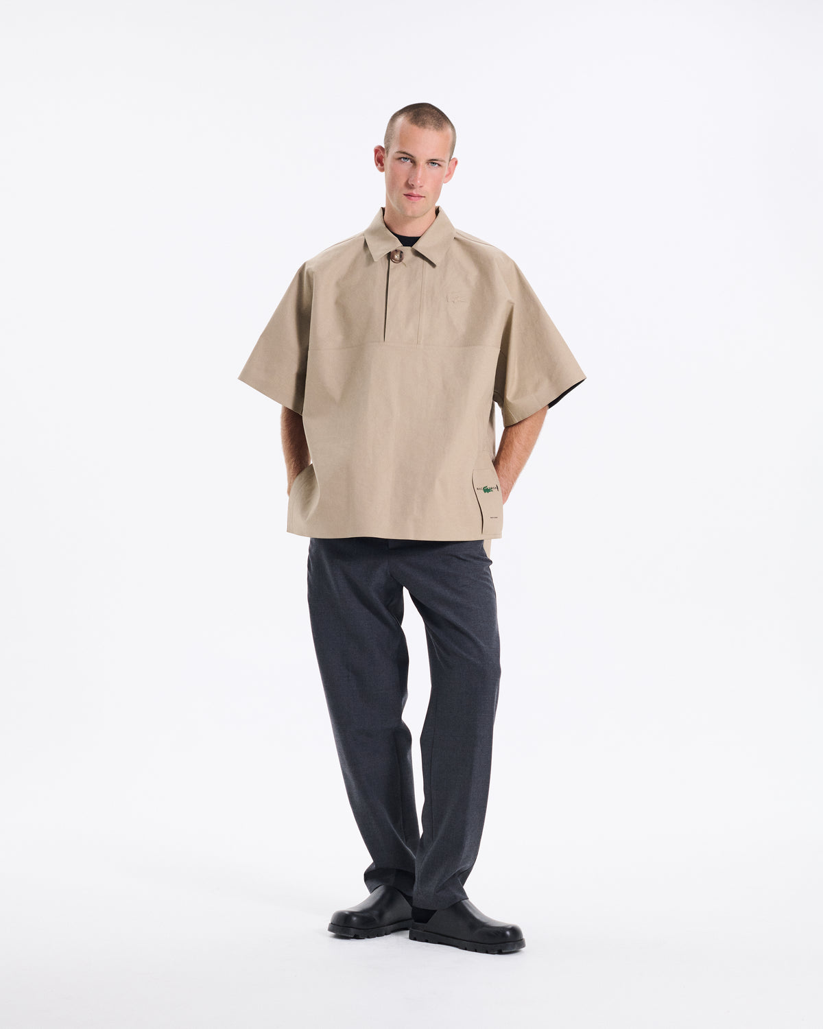 Oversized Waterproof Polo Shirt