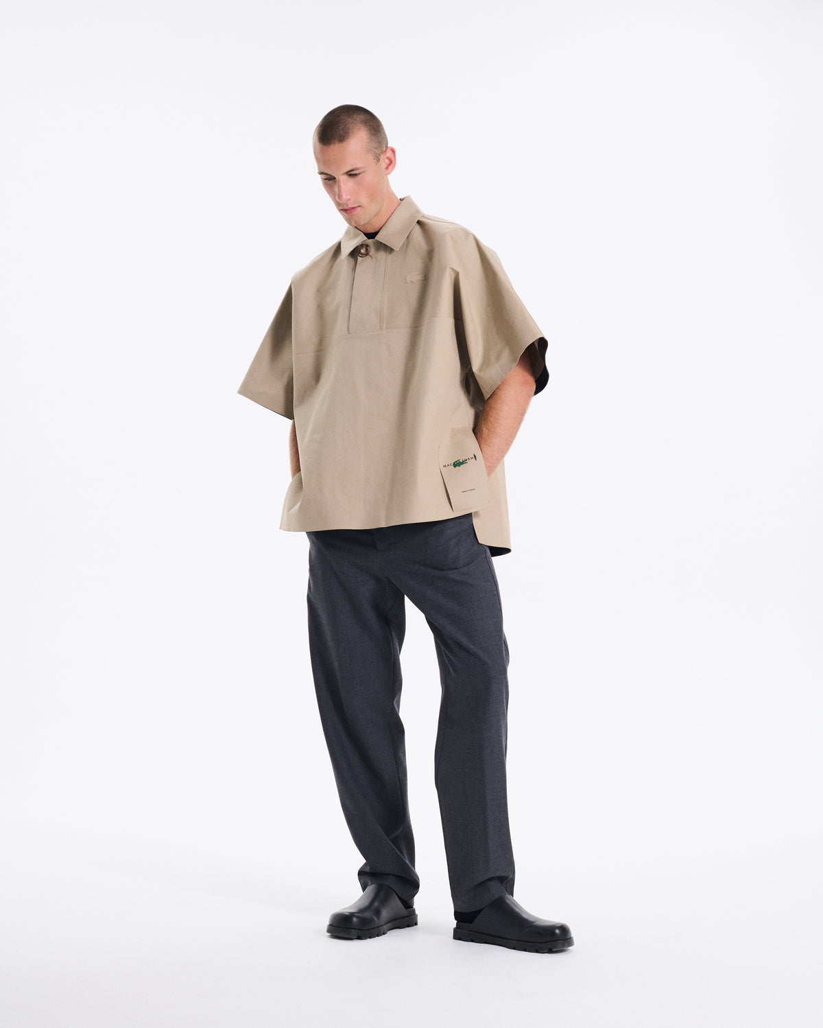 Oversized Waterproof Polo Shirt