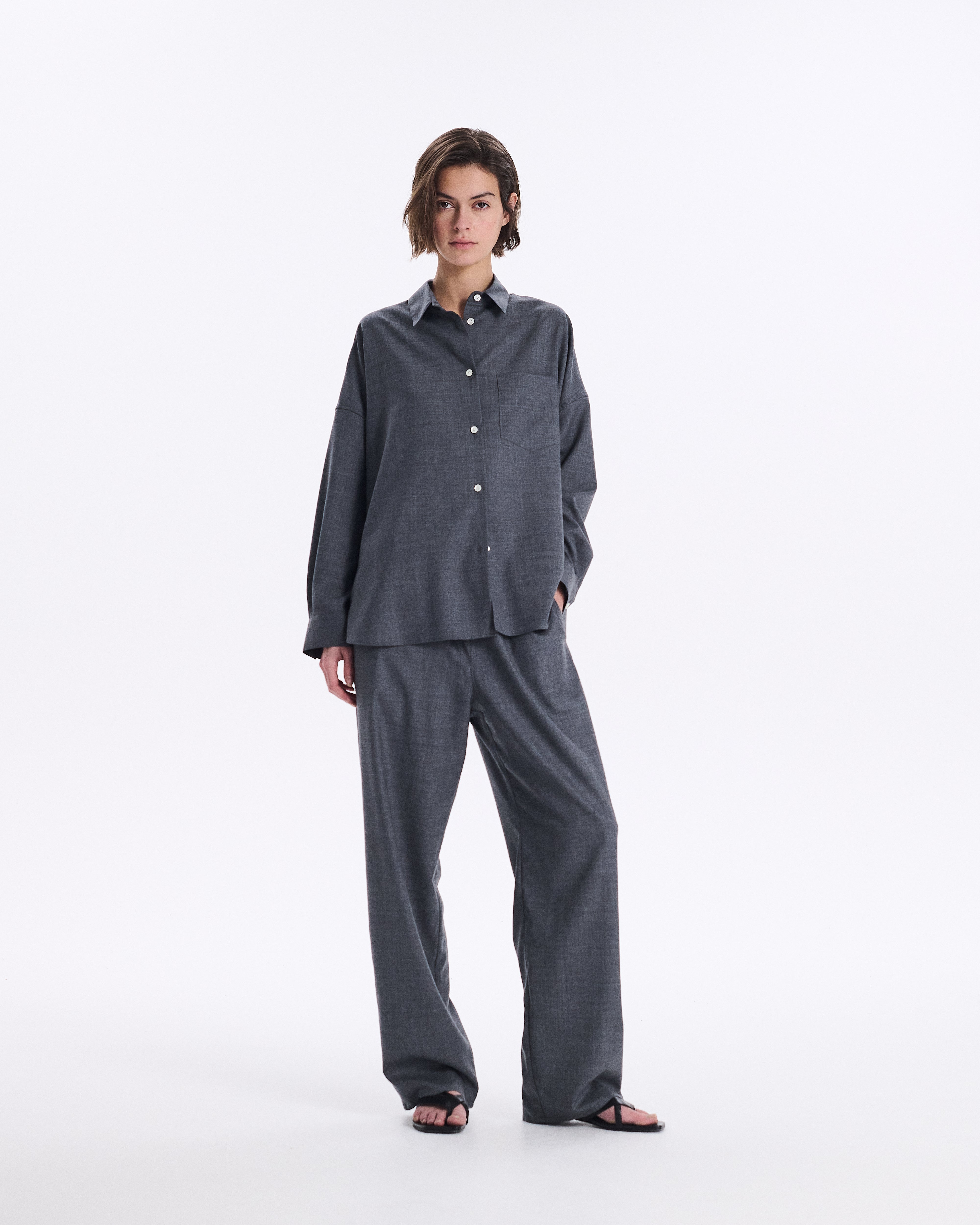 ウィメンズ WHITEHILLS - スーパーファインウールシャツ – Mackintosh