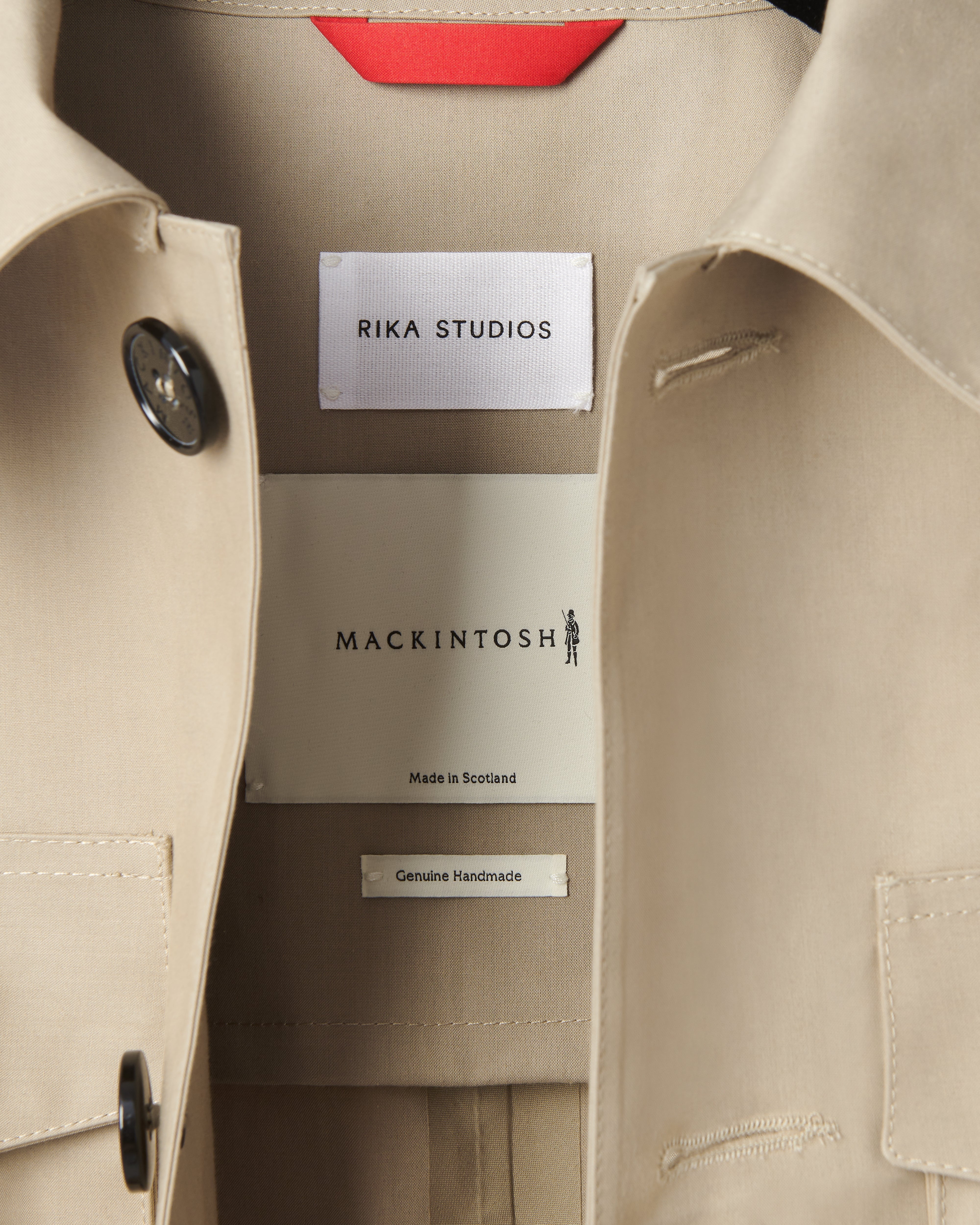 ゴム引きユーティリティージャケット - MACKINTOSH x RIKA STUDIOS