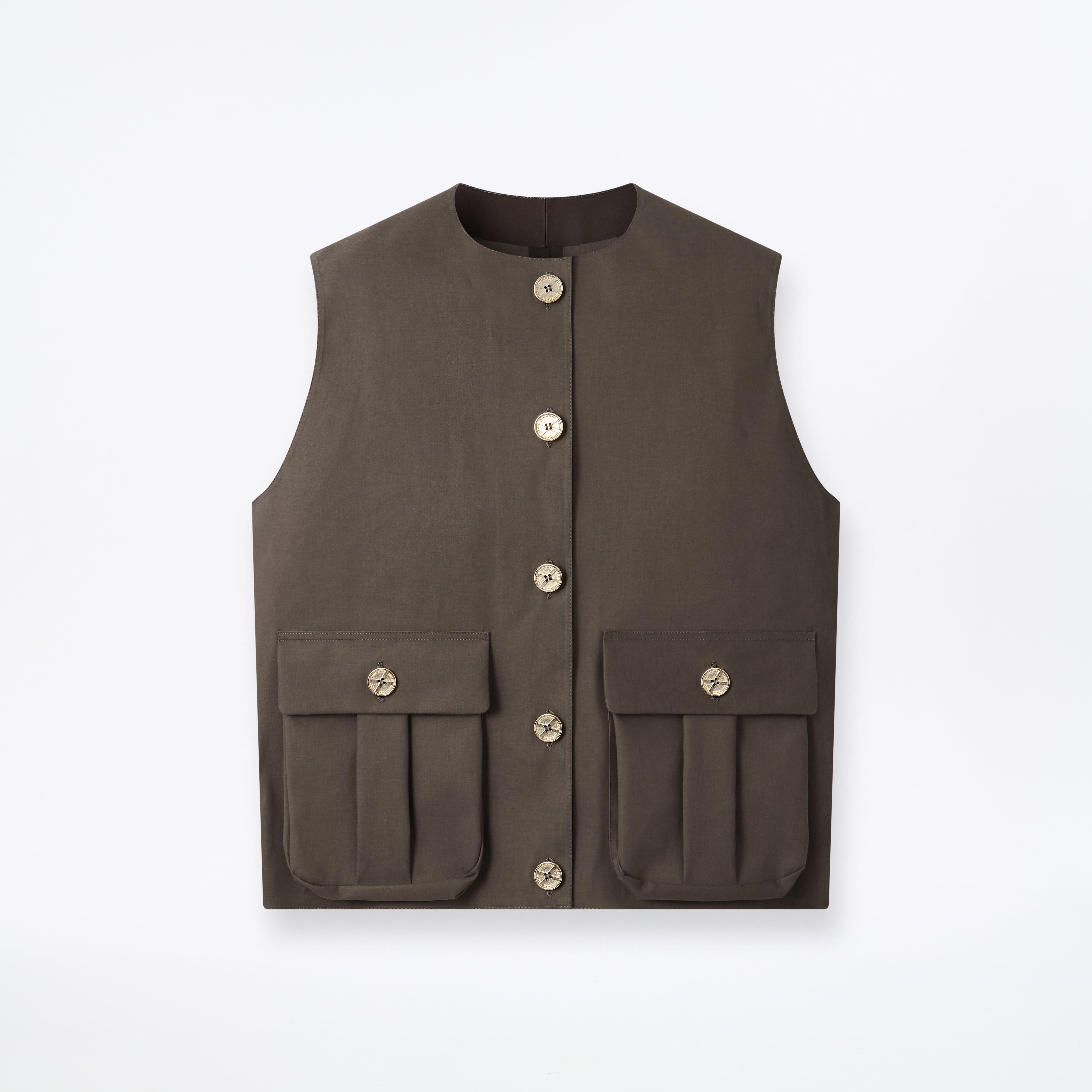 Sleeveless Rubberised Jacket
