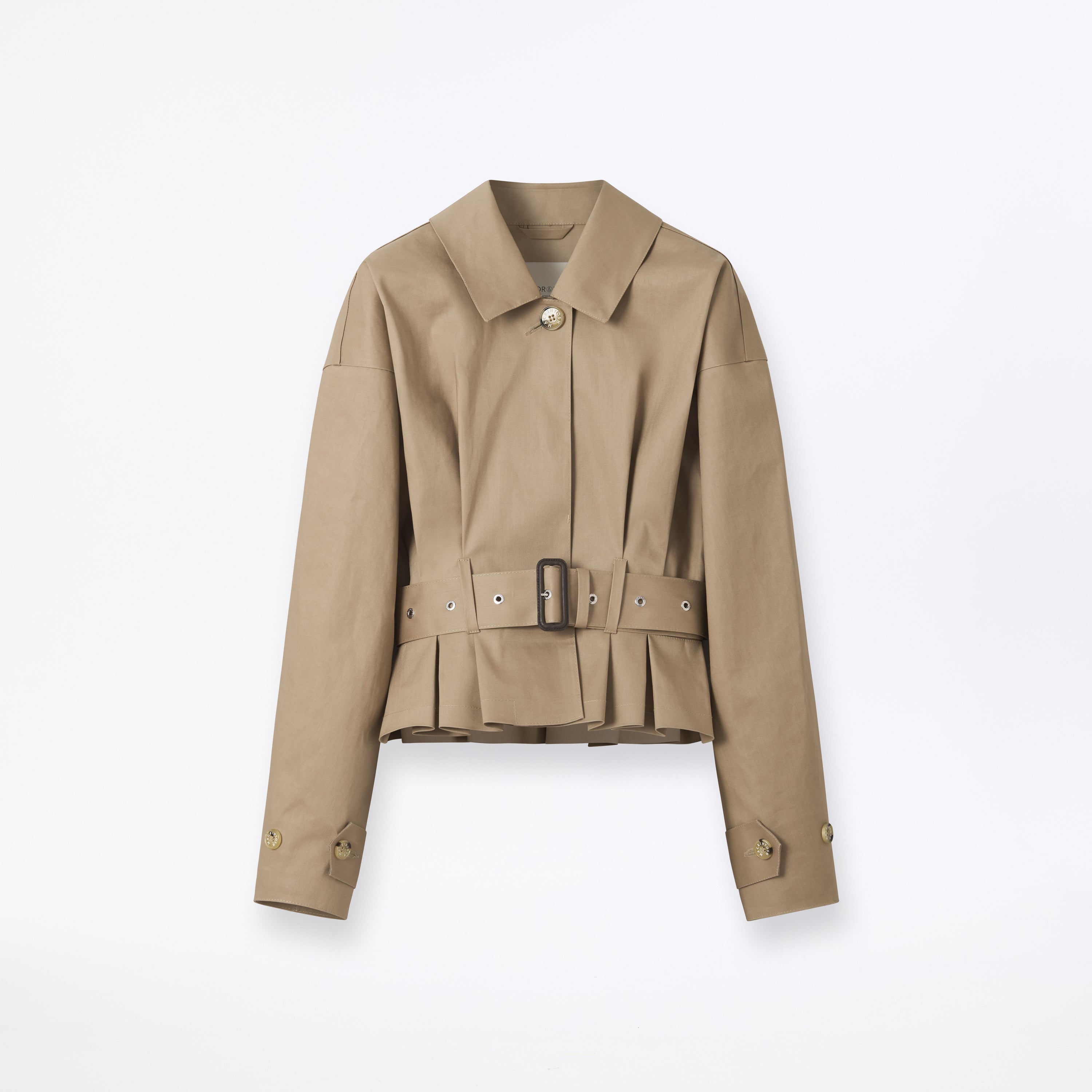 Pleated Belted Jacket