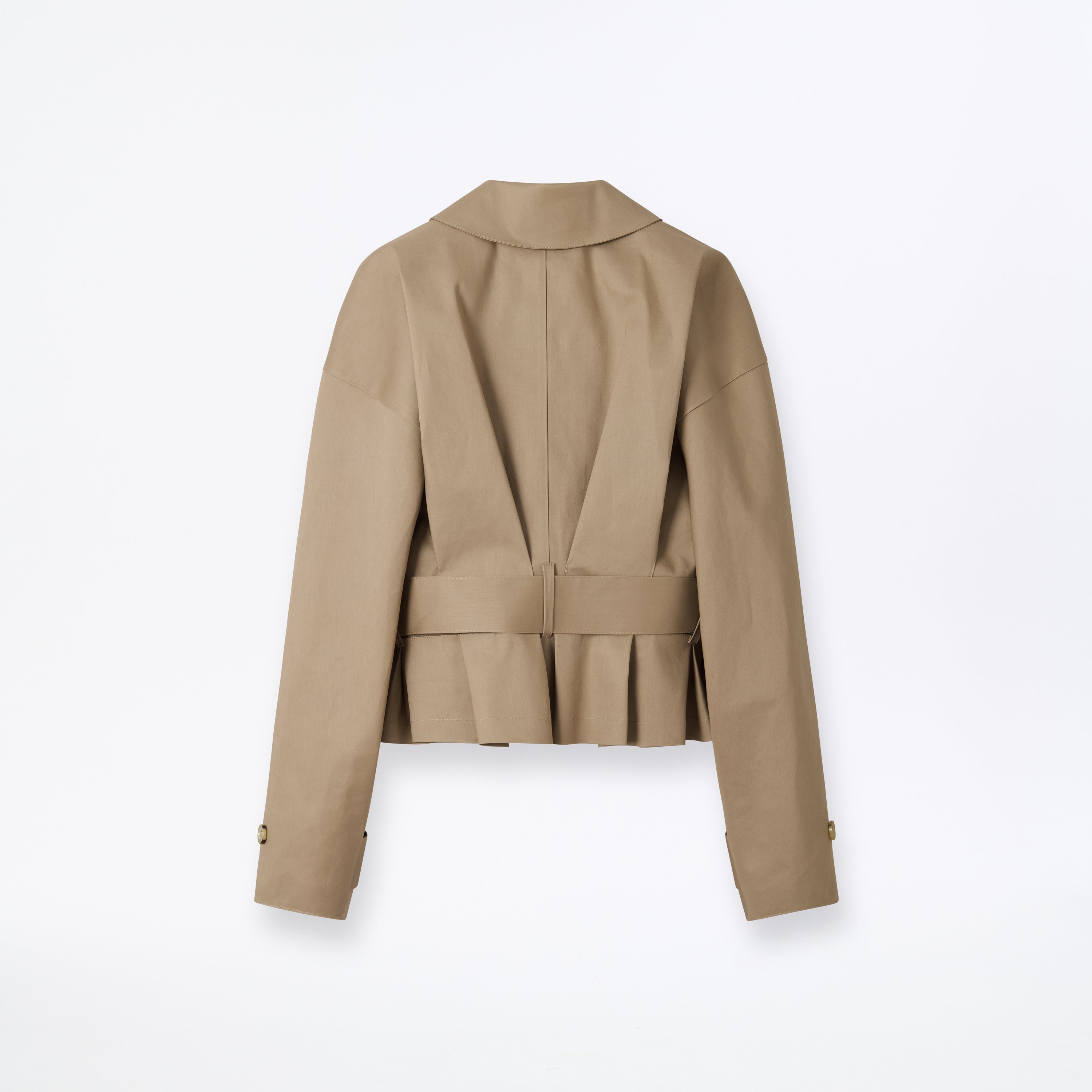 Pleated Belted Jacket