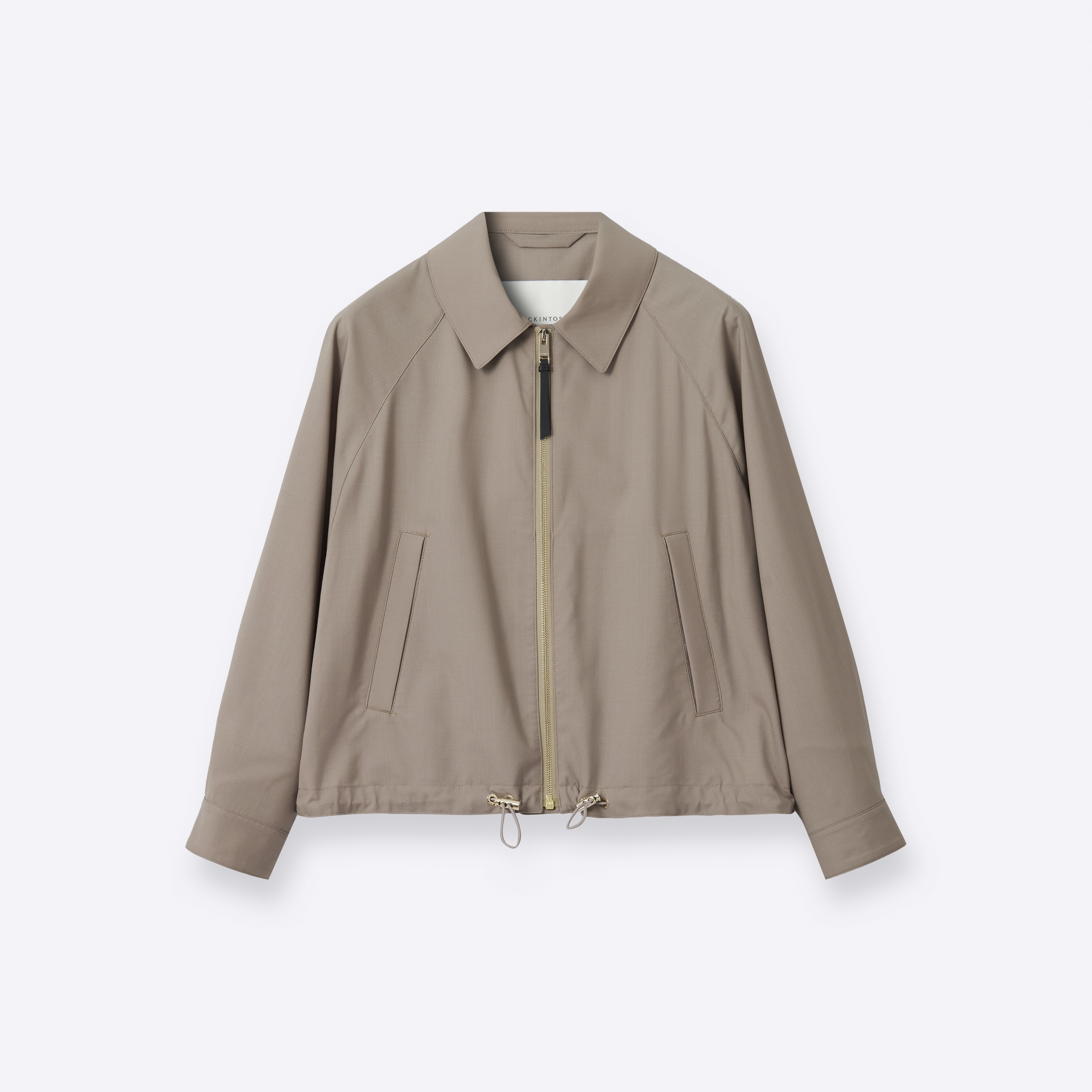 マッキントッシュ　ショート丈シアーブルゾン　ベージュ　38 Mackintosh（マッキントッシュ） MACKINTOSH【マッキントッシュ