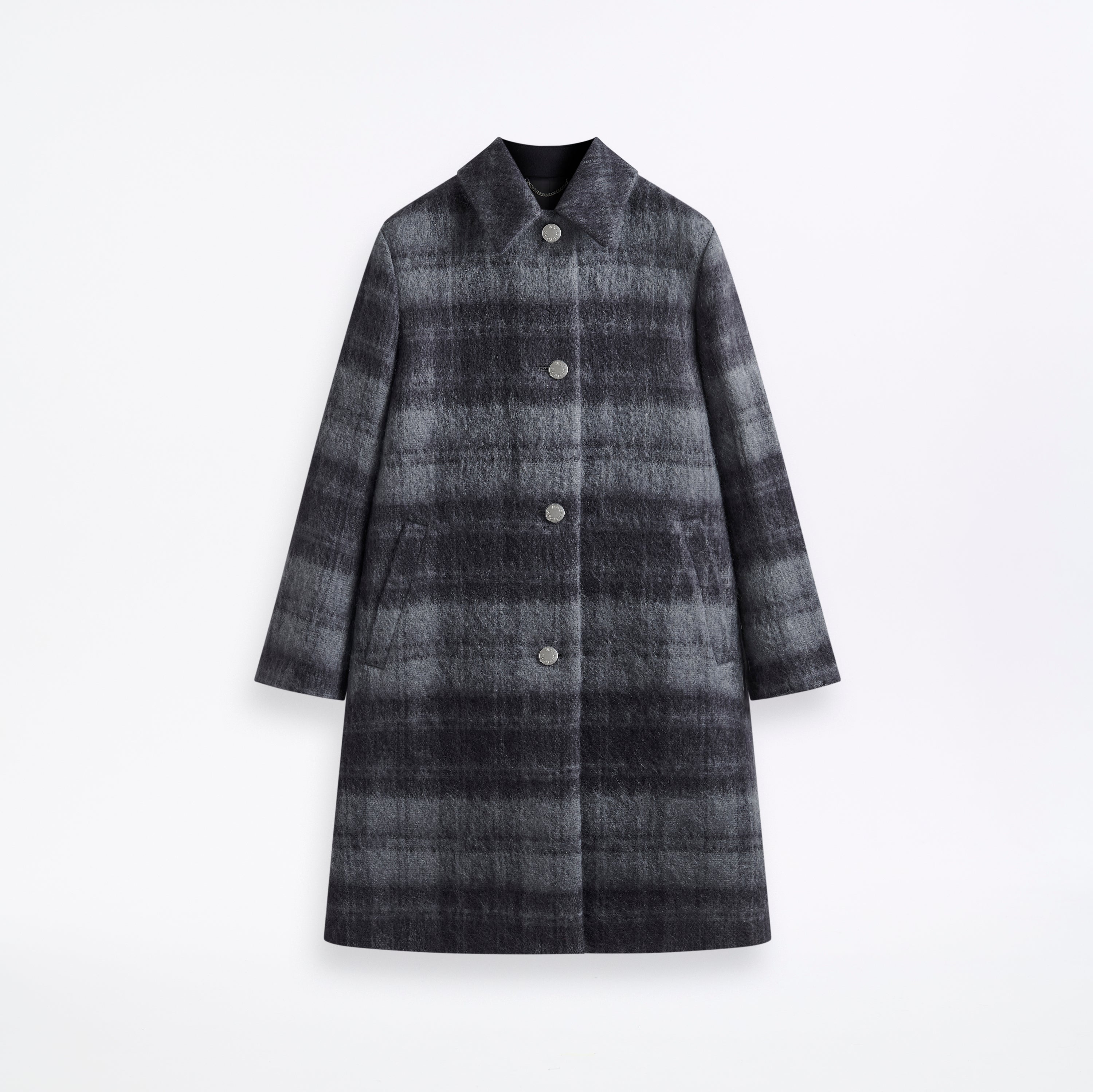 Banton Mohair 3/4 Length Coat