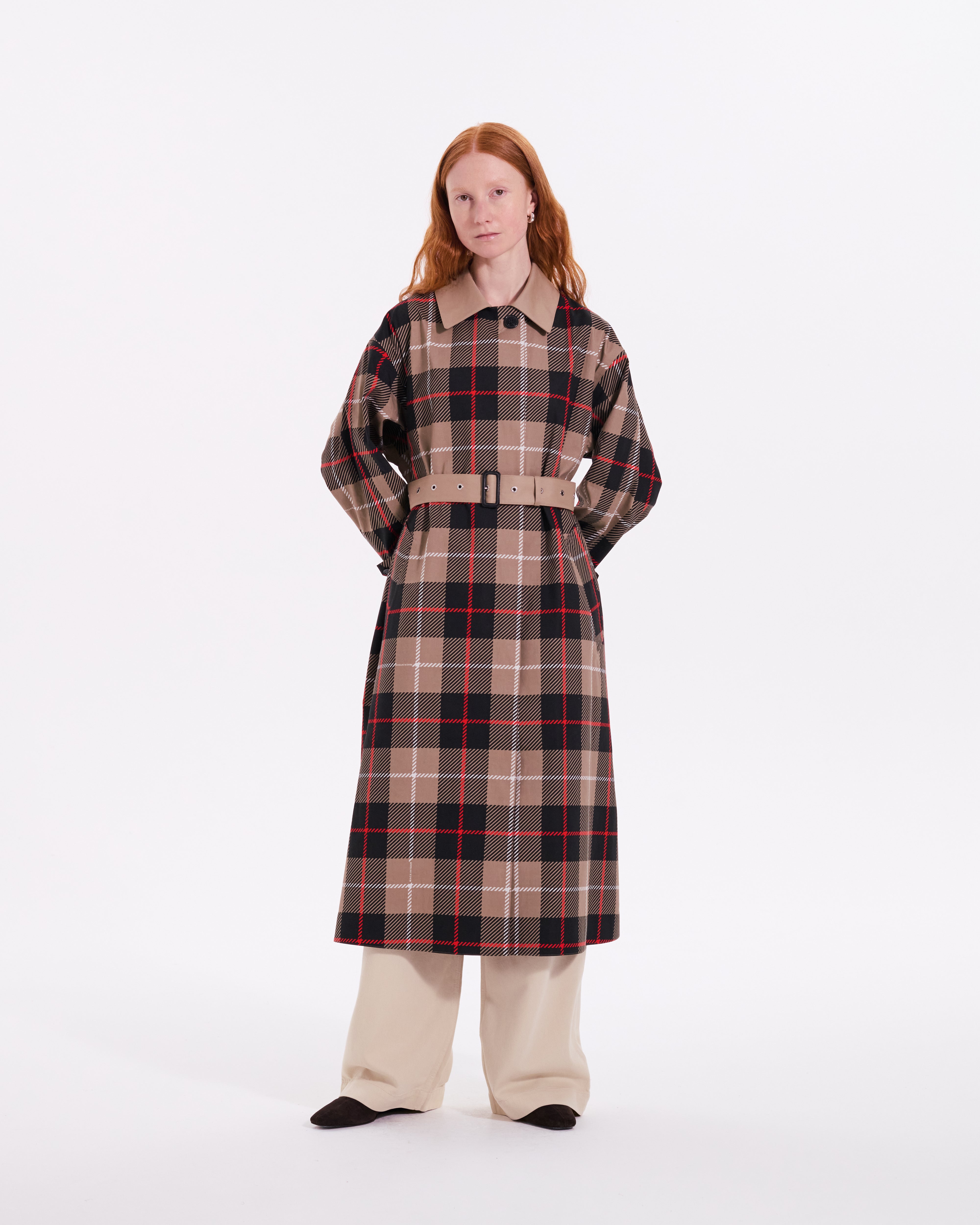 極美品　マッキントッシュ　トレンチコート　ライナー　ハウスチェック　ブラック40 楽天市場】マッキントッシュ MACKINTOSH シングルトレンチコート