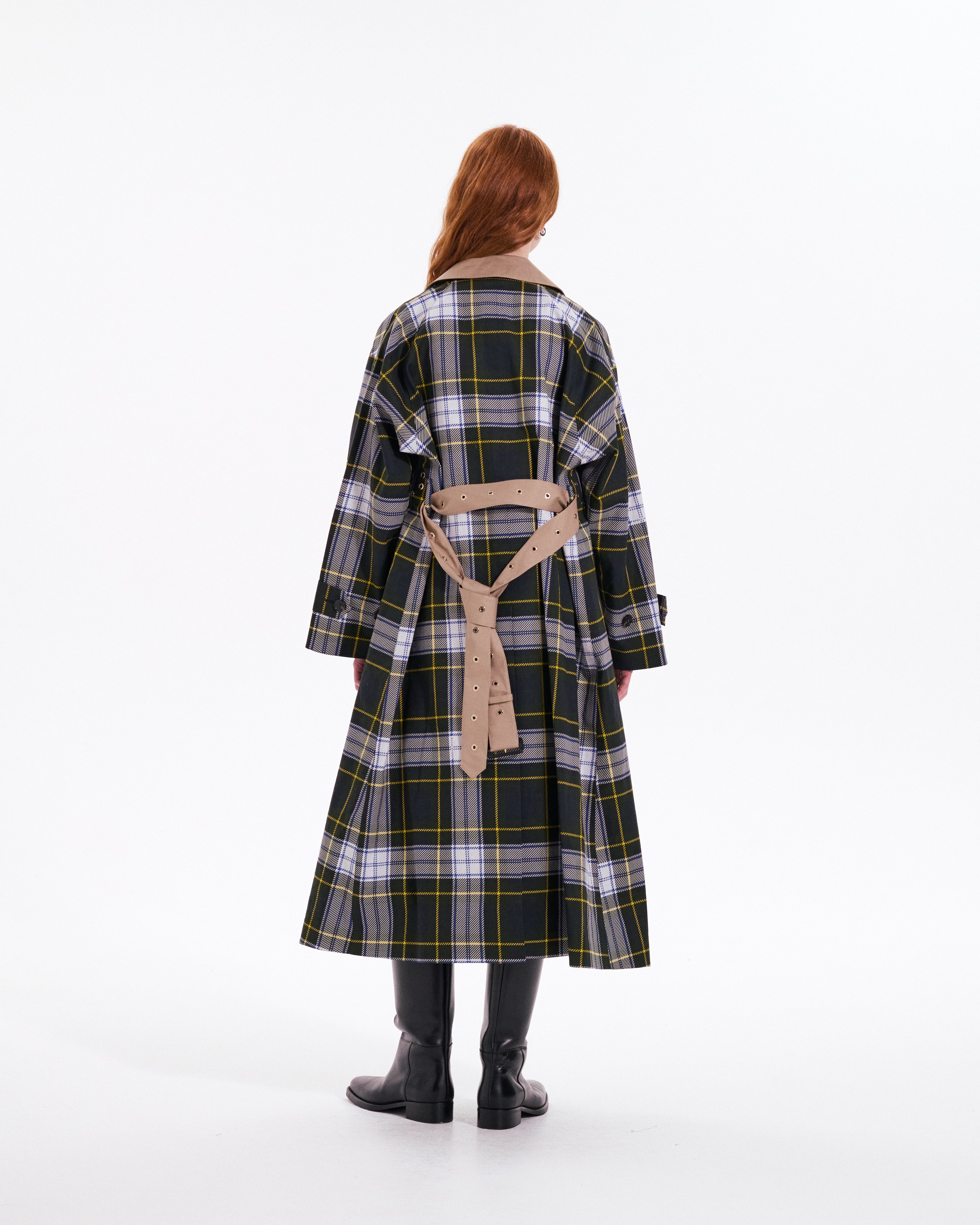 【極美品】BARNEYS NEWYORK トレンチコート ベルテッド 黒 L トレンチコート（2255352）｜BARNEYS NEW YORK(バーニーズ