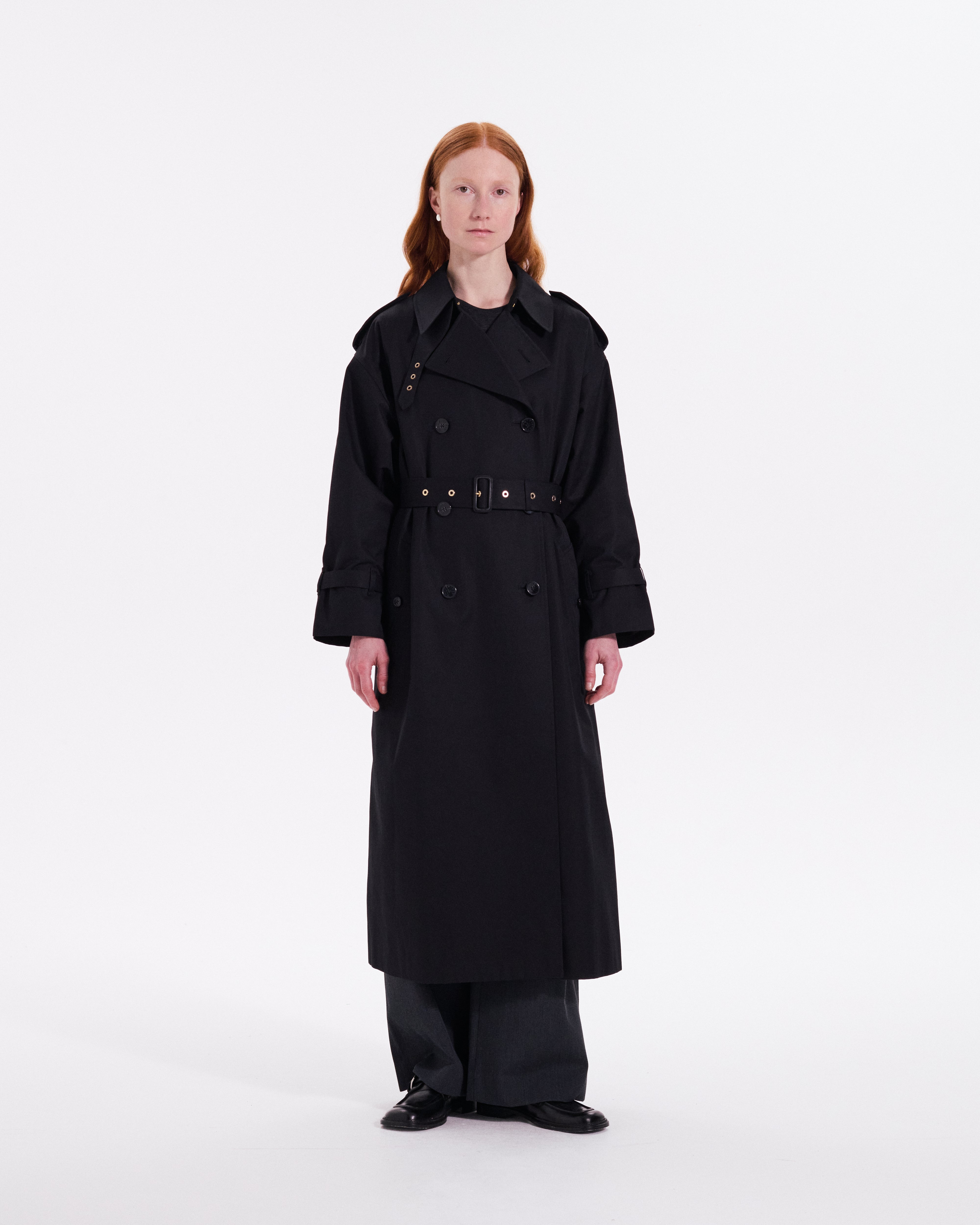 Buckholm Gabardine Double Breasted Trench Coat