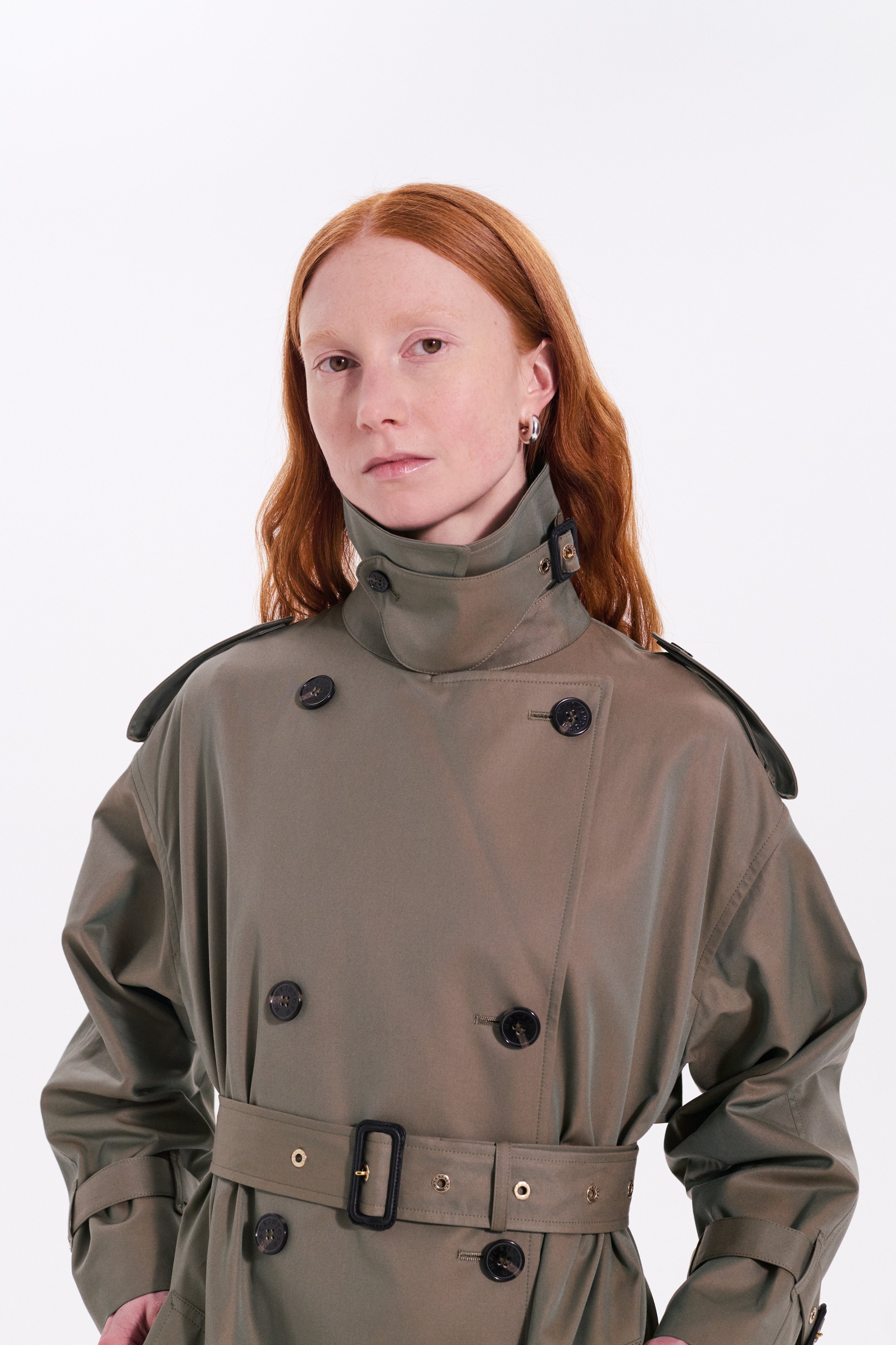 Buckholm Gabardine Double Breasted Trench Coat