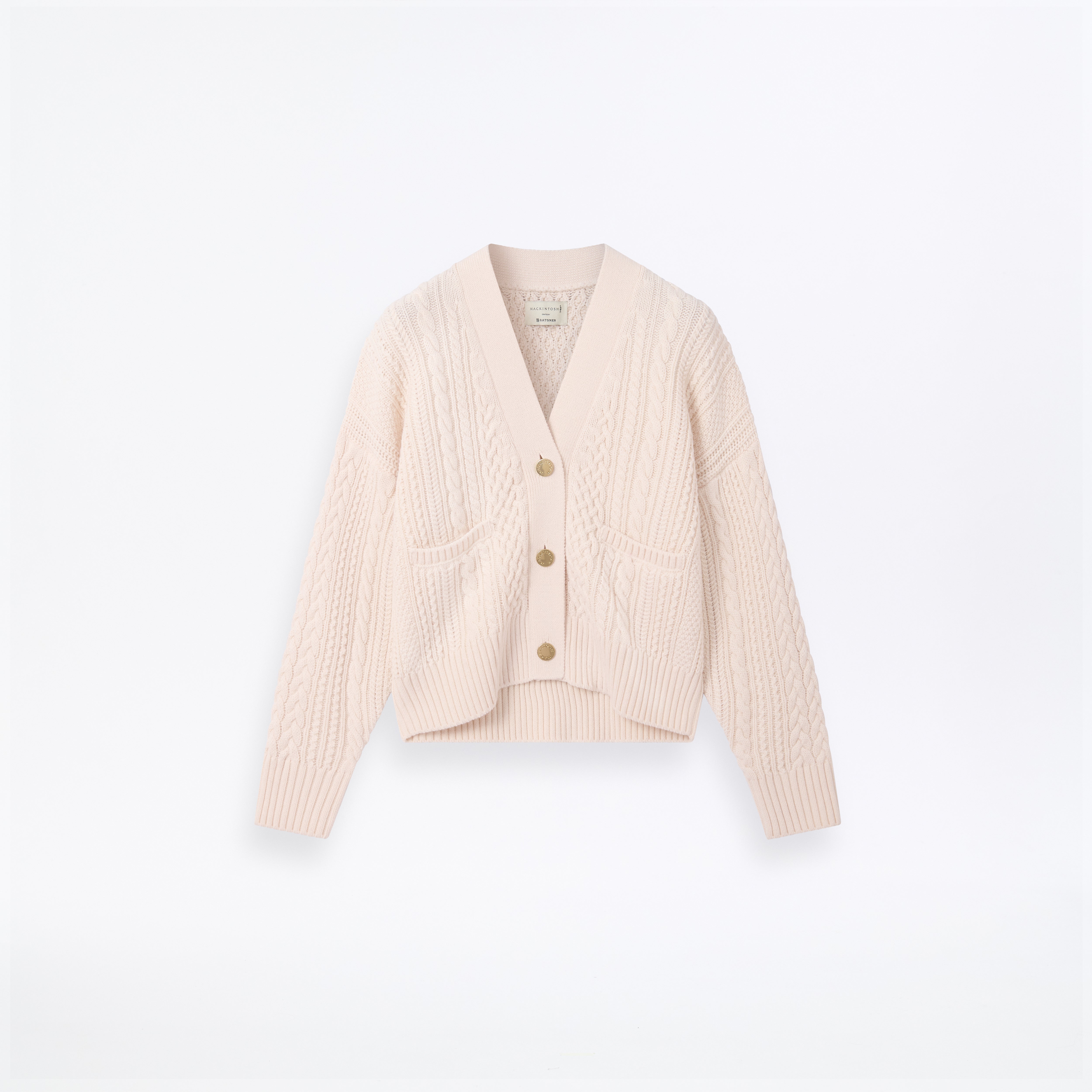 Cable Cardigan Off white