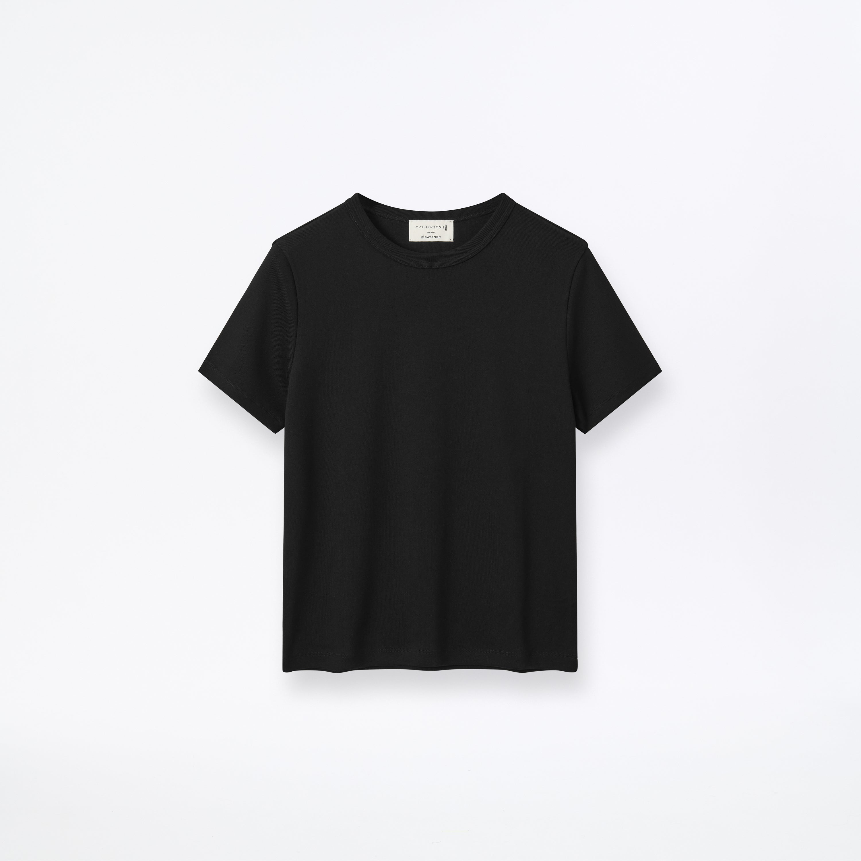 Fine Rib Seamless T-Shirt