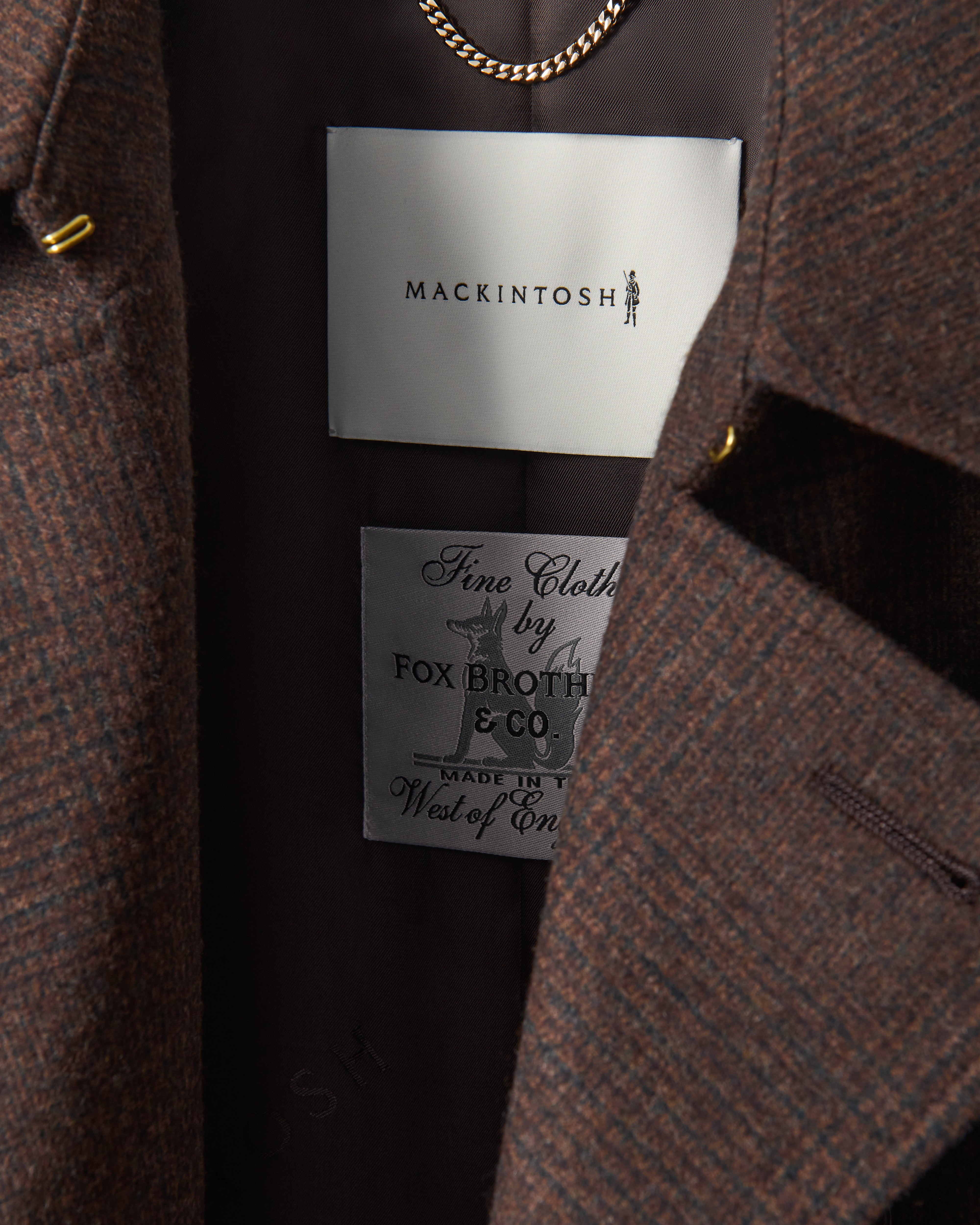 Womens Forrest Wool Double Breasted Trench Coat – Mackintosh