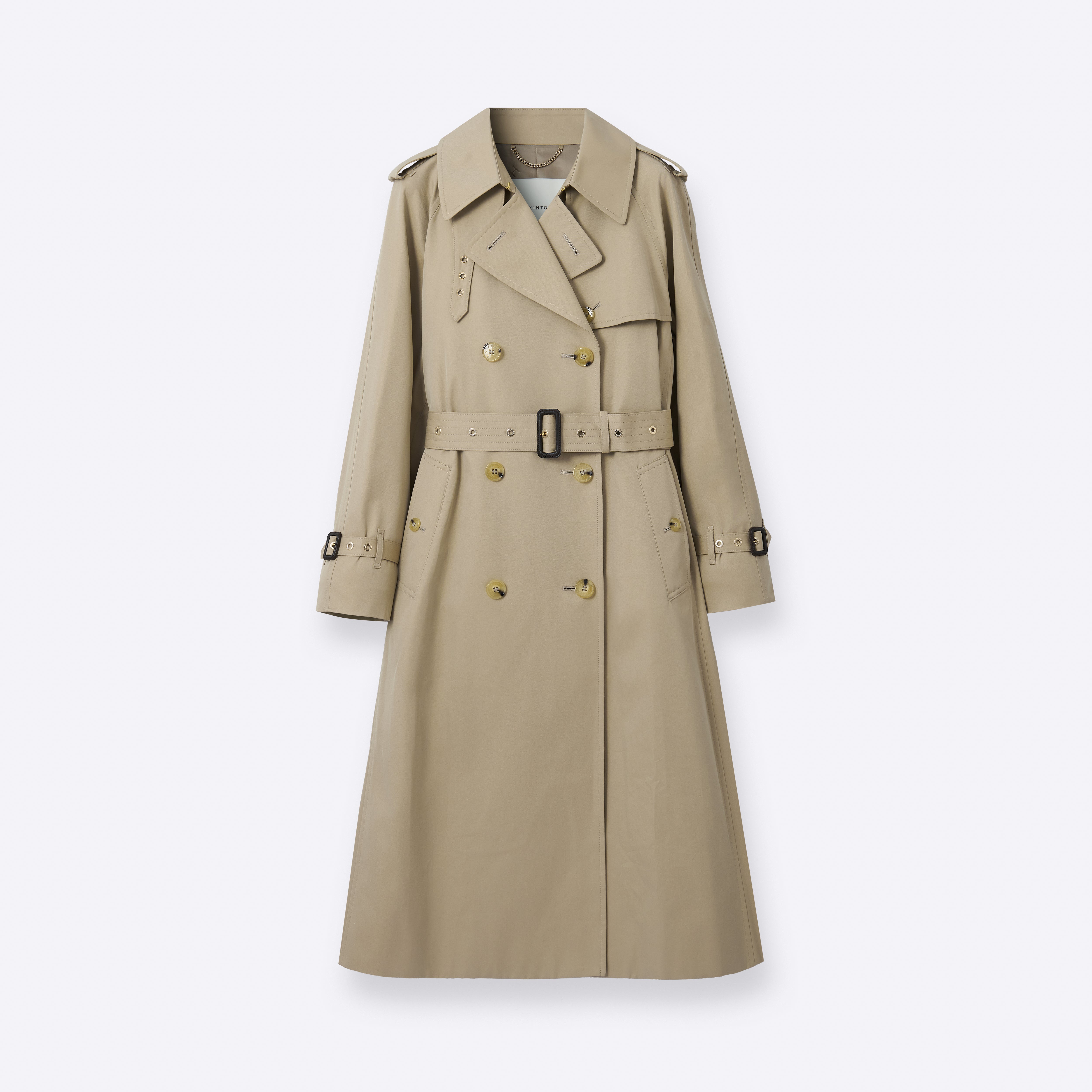 Forrest Gabardine Double Breasted Trench Coat