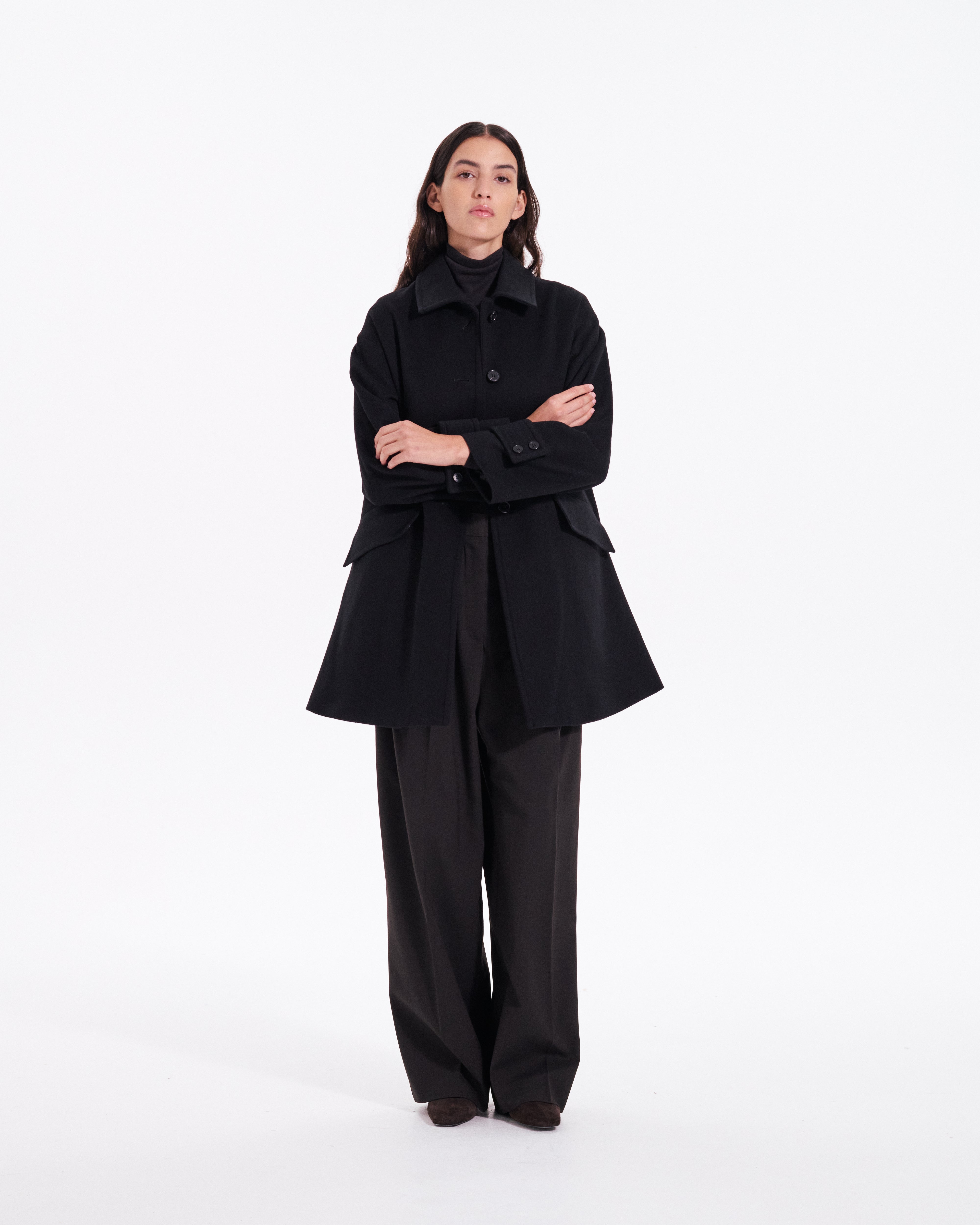Humbie Slim Cashmere Wool Blend Coat