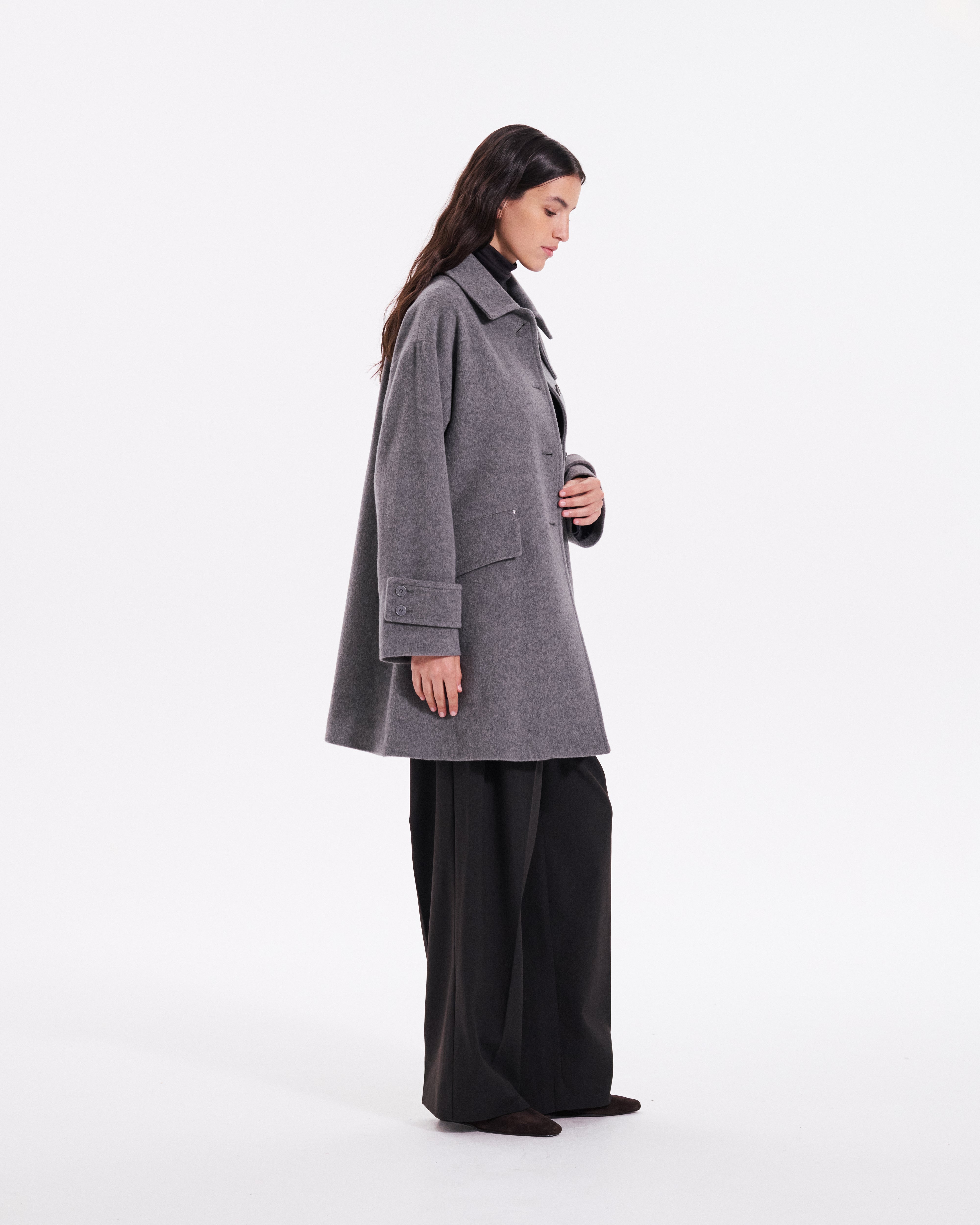 Humbie Slim Cashmere Wool Blend Coat