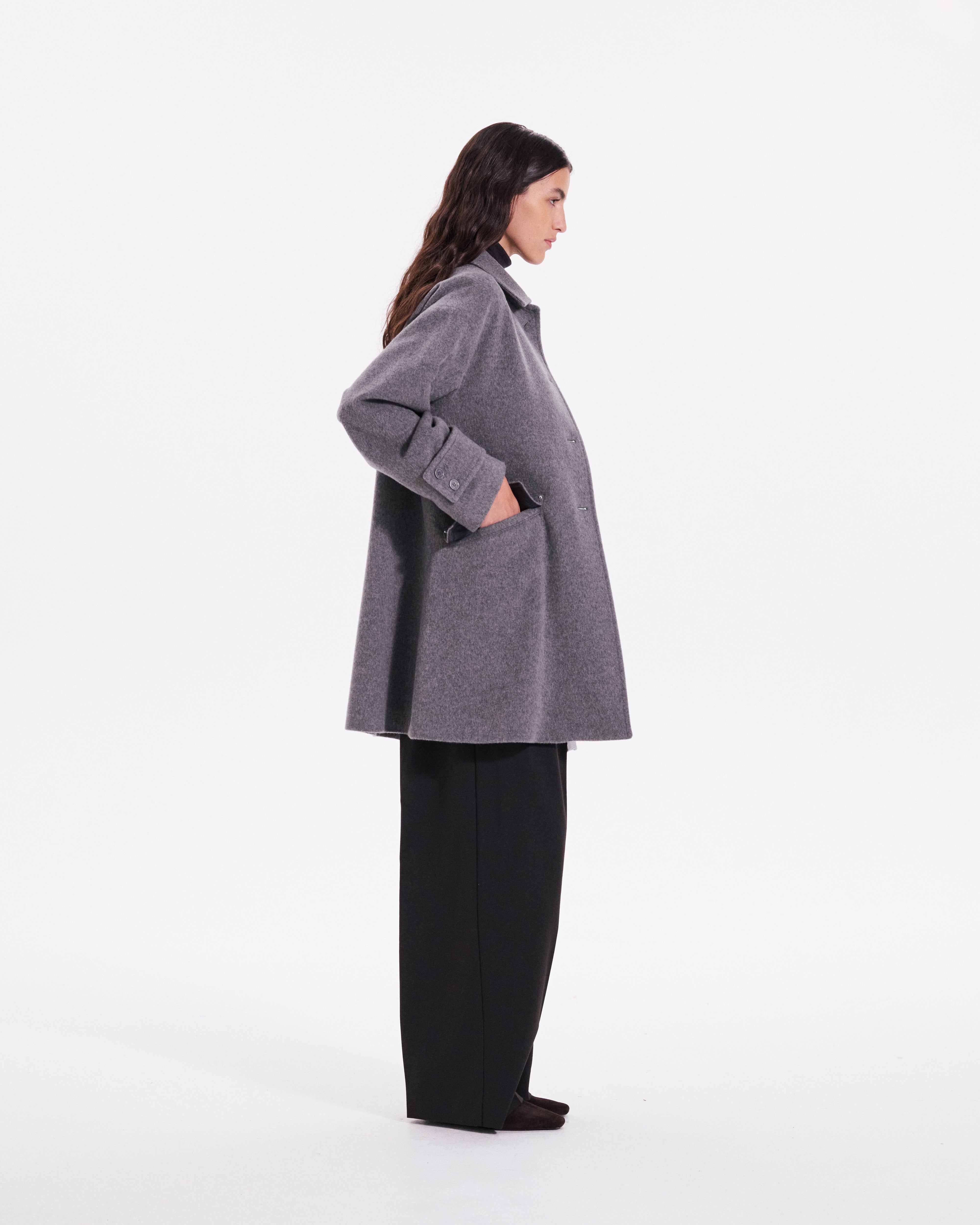 Humbie Slim Cashmere Wool Blend Coat