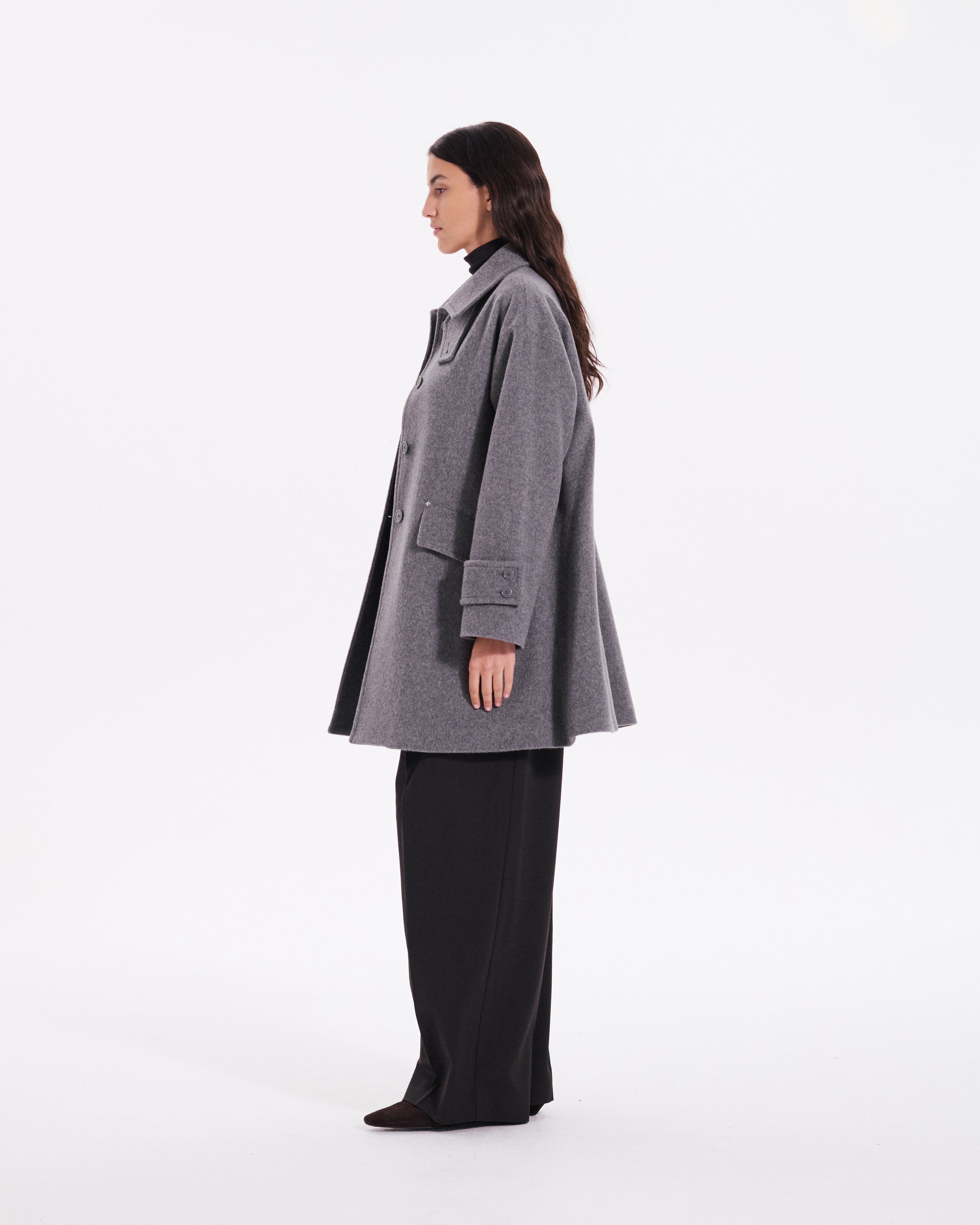 Humbie Slim Cashmere Wool Blend Coat