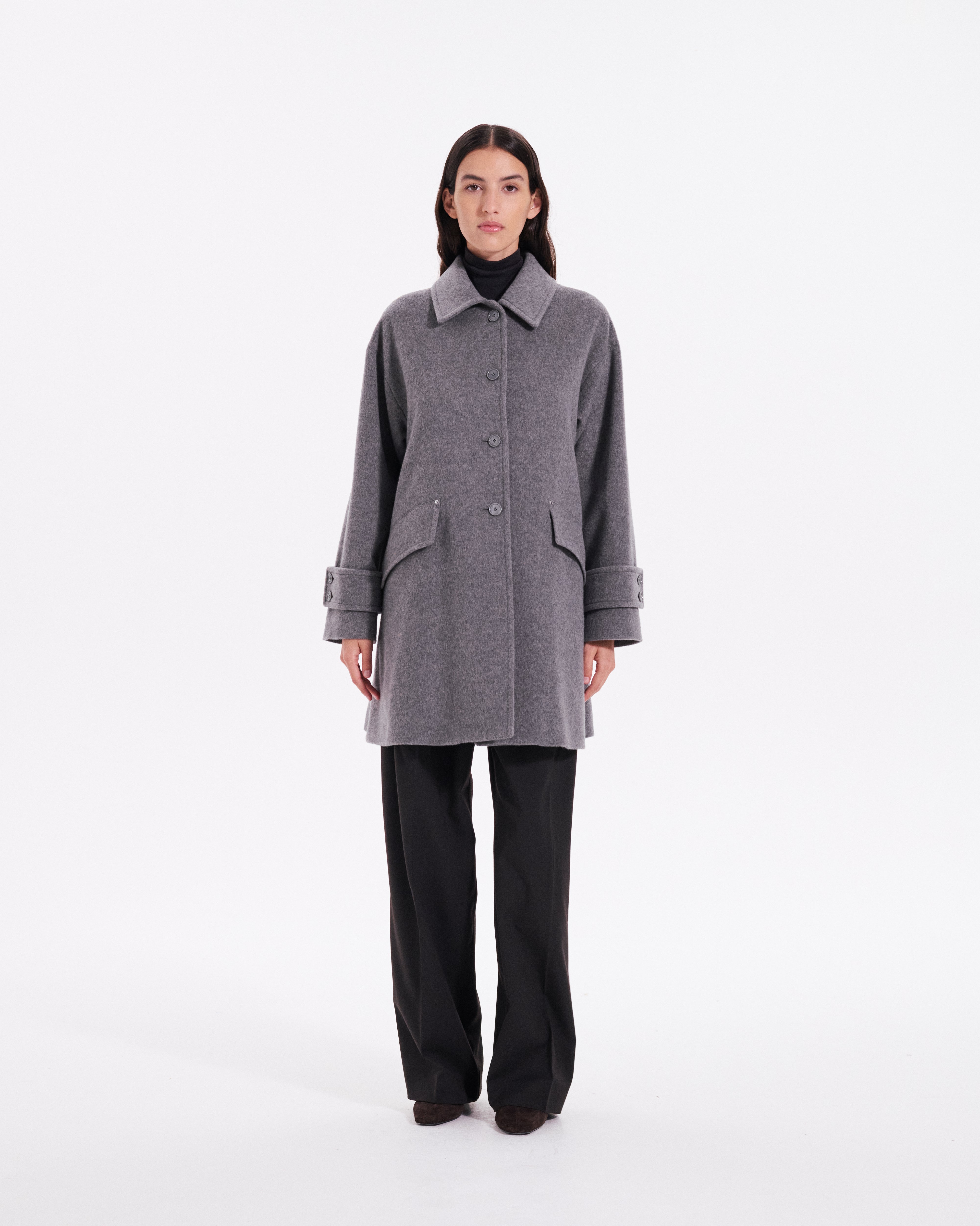 Humbie Slim Cashmere Wool Blend Coat