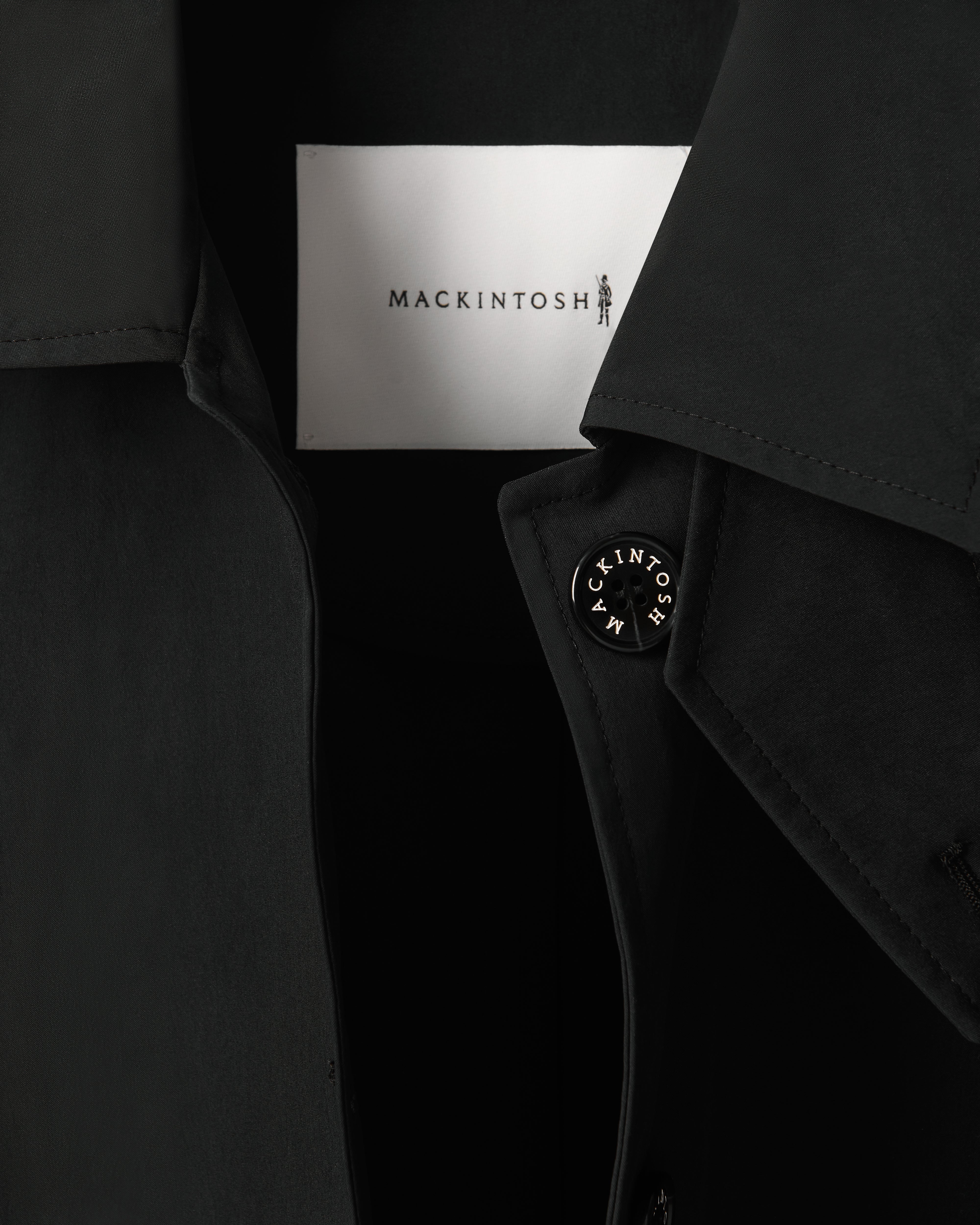 Mackintosh Humbie Wool Coat | Grey | FARFETCH CA